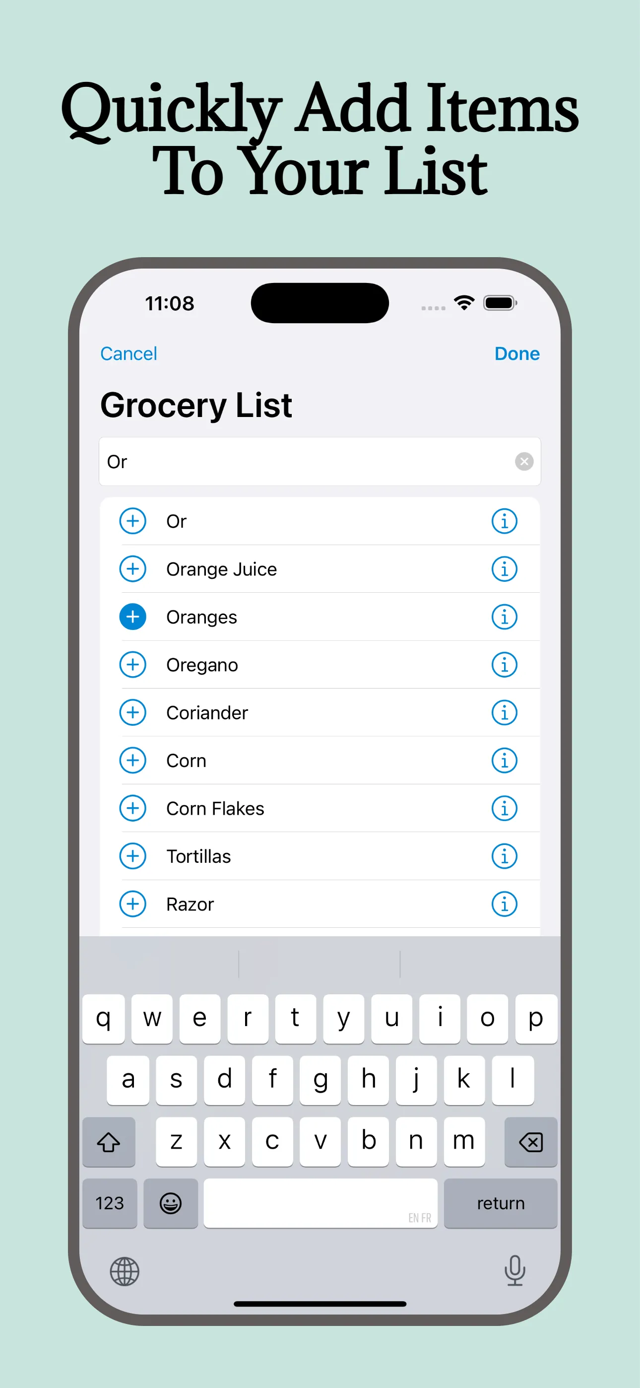 Shoppylist - Grocery List iphone screenshot 2