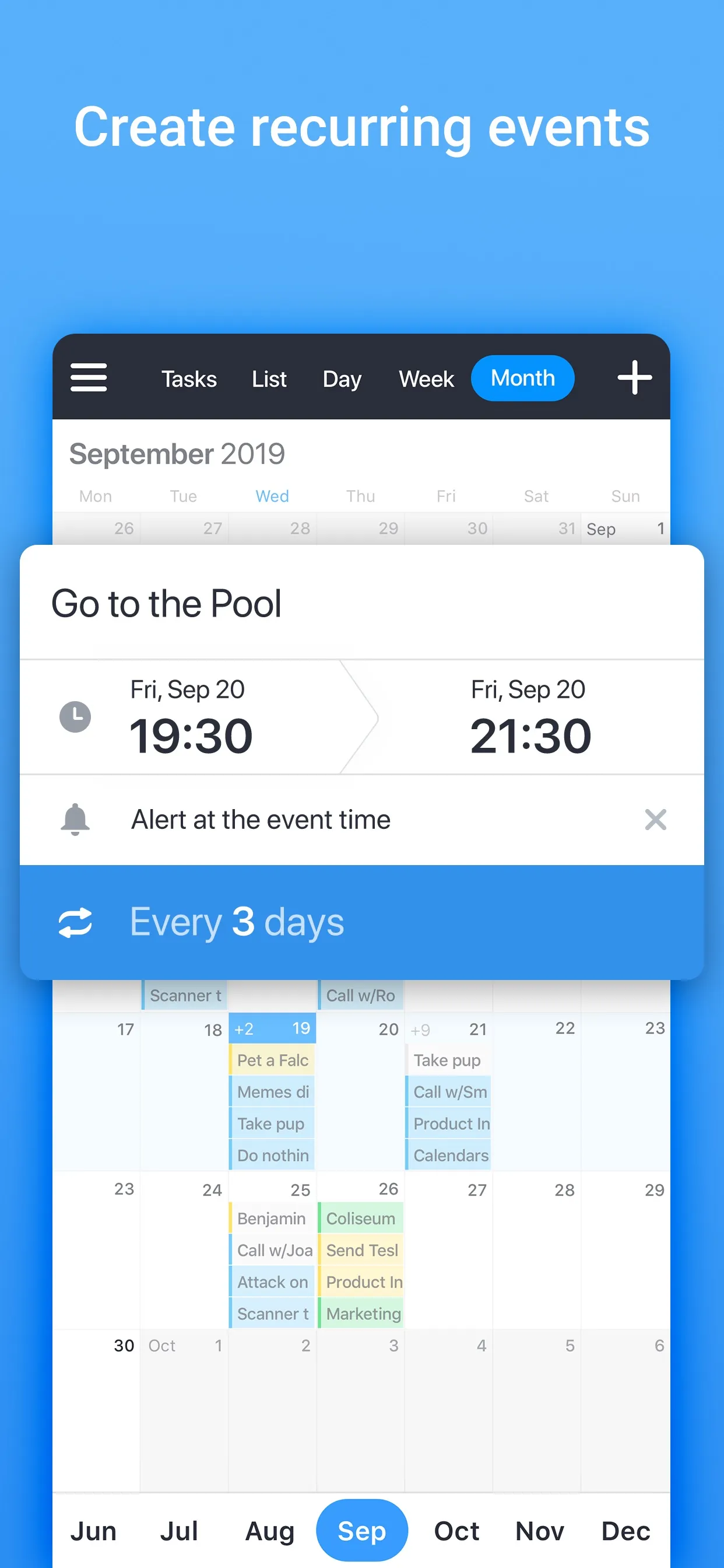 Calendars: Planner & Organizer iphone screenshot 9