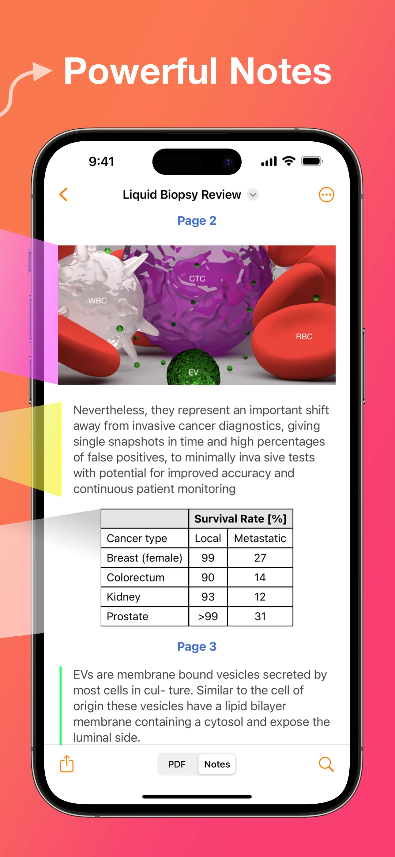Highlights: PDF Reader & Notes iphone screenshot 4