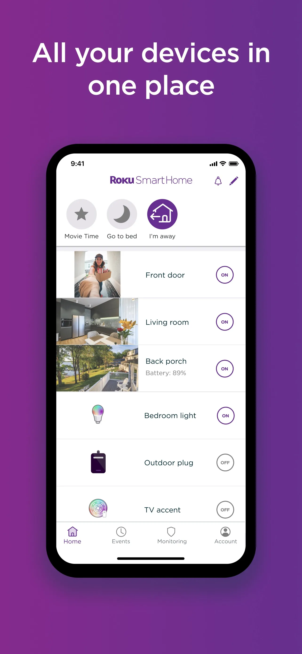 Roku Smart Home iphone screenshot 1