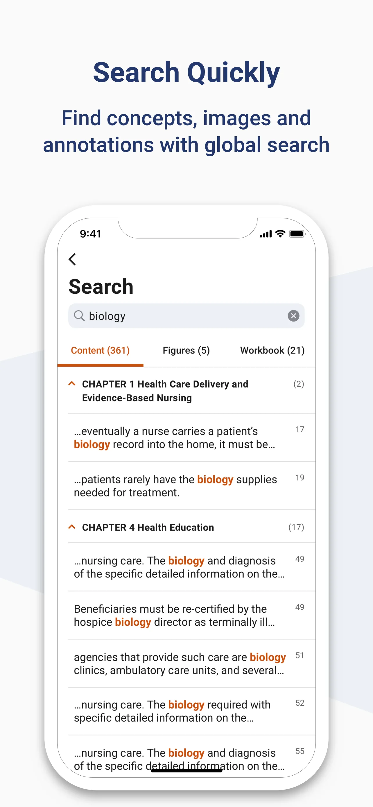 Elsevier eBooks on VitalSource iphone screenshot 7