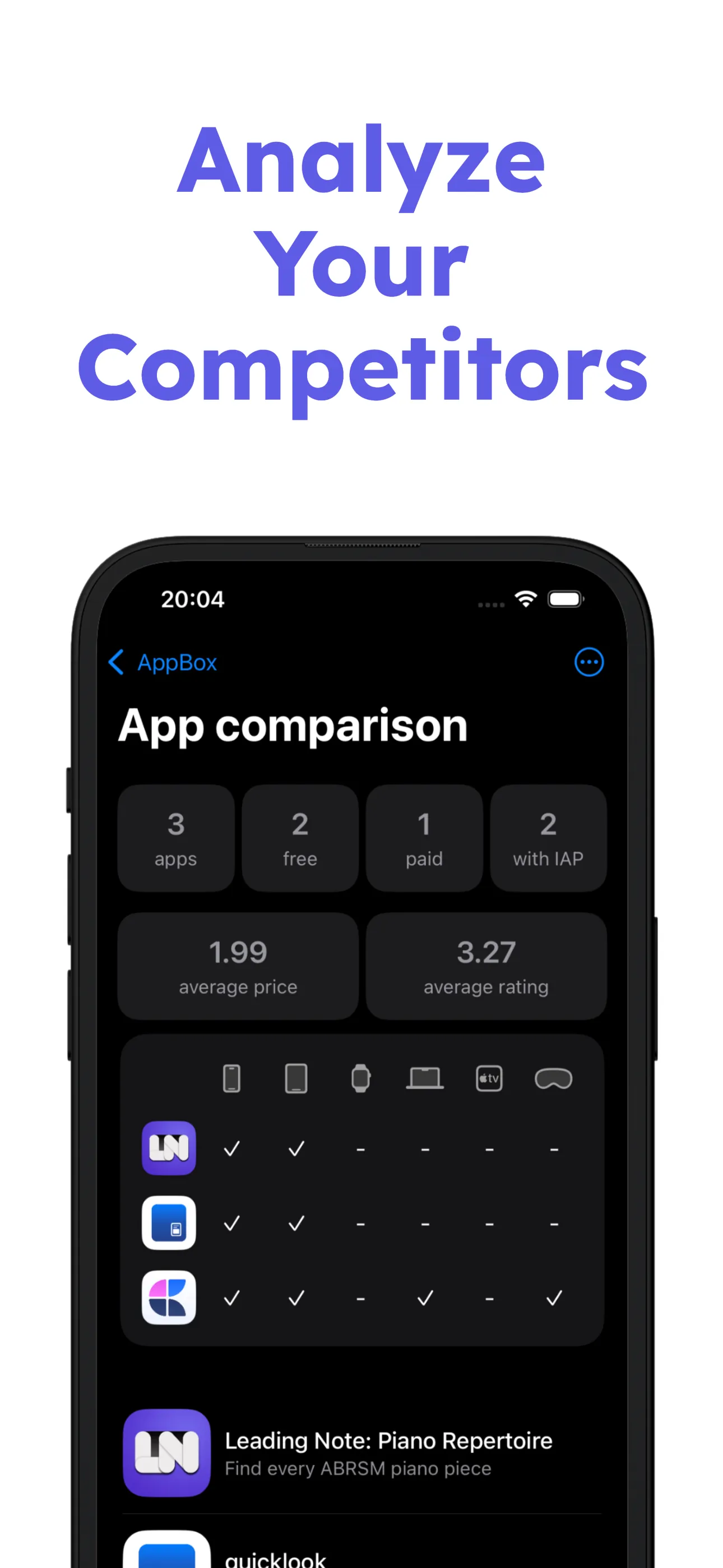 AppBox: Save & analyse apps iphone screenshot 2