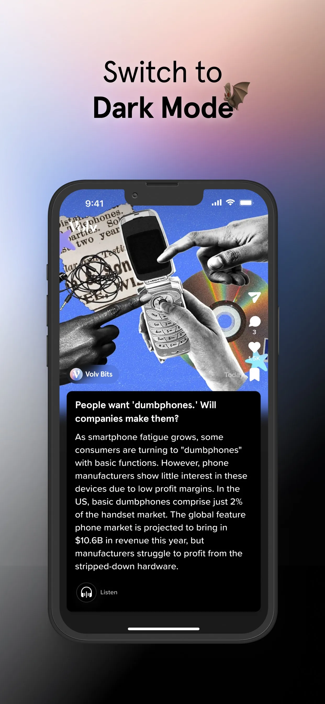 Volv - Curated 9-Second News iphone screenshot 10