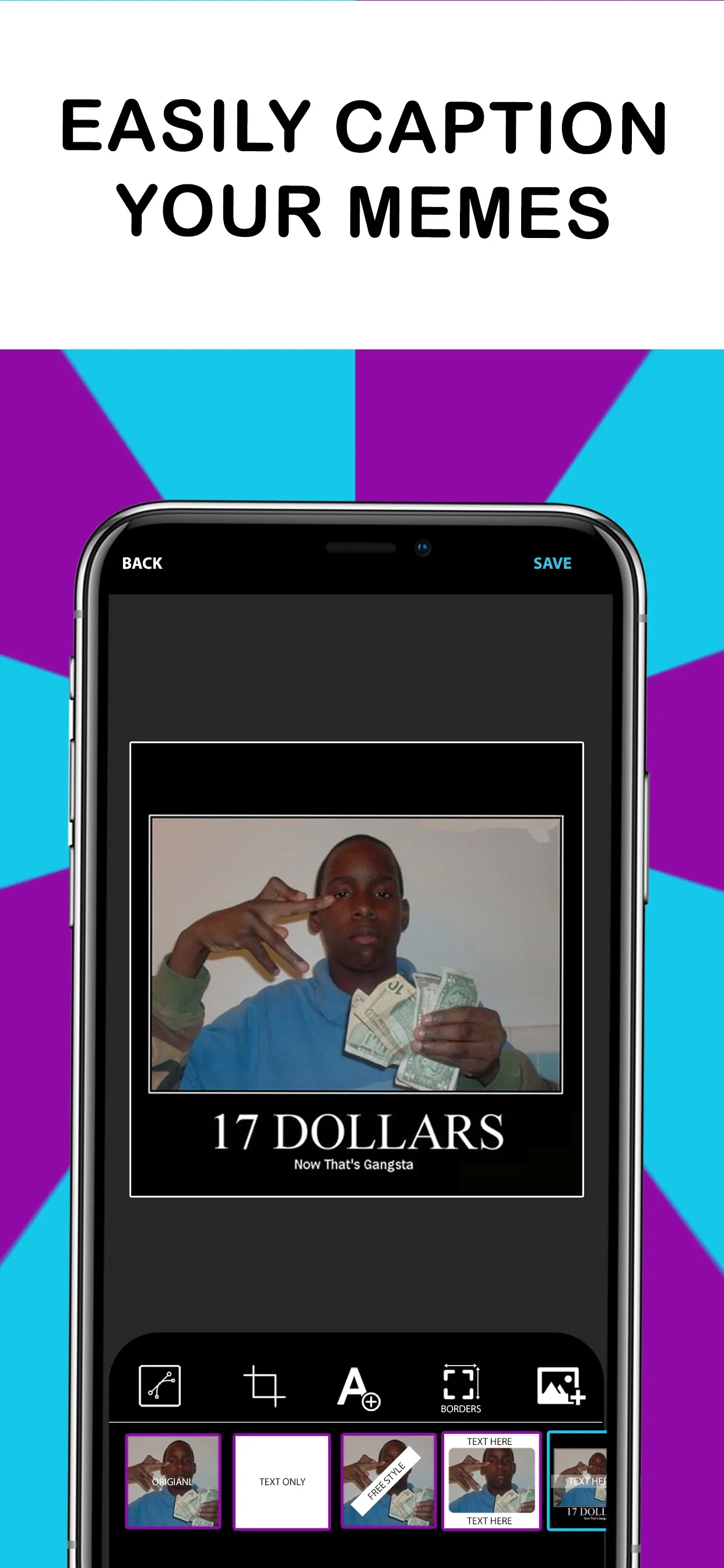 Easy Meme Maker- Funny Pics iphone screenshot 5