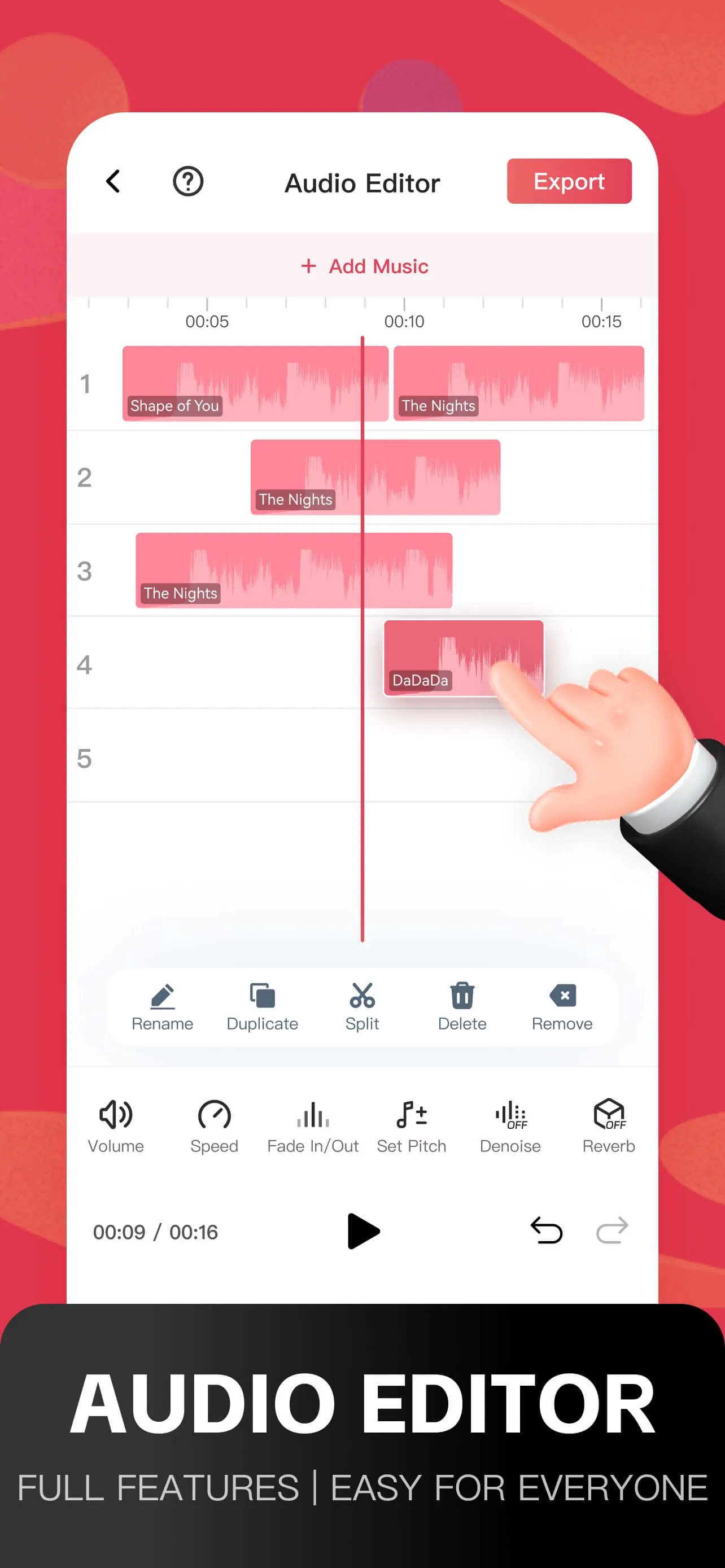 Audio Editor: MP3 Converter iphone screenshot 2