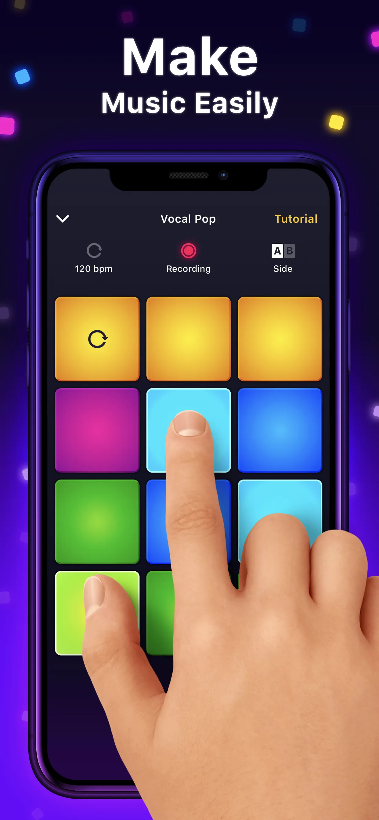 Drum Pad Machine - Beat Maker iphone screenshot 2