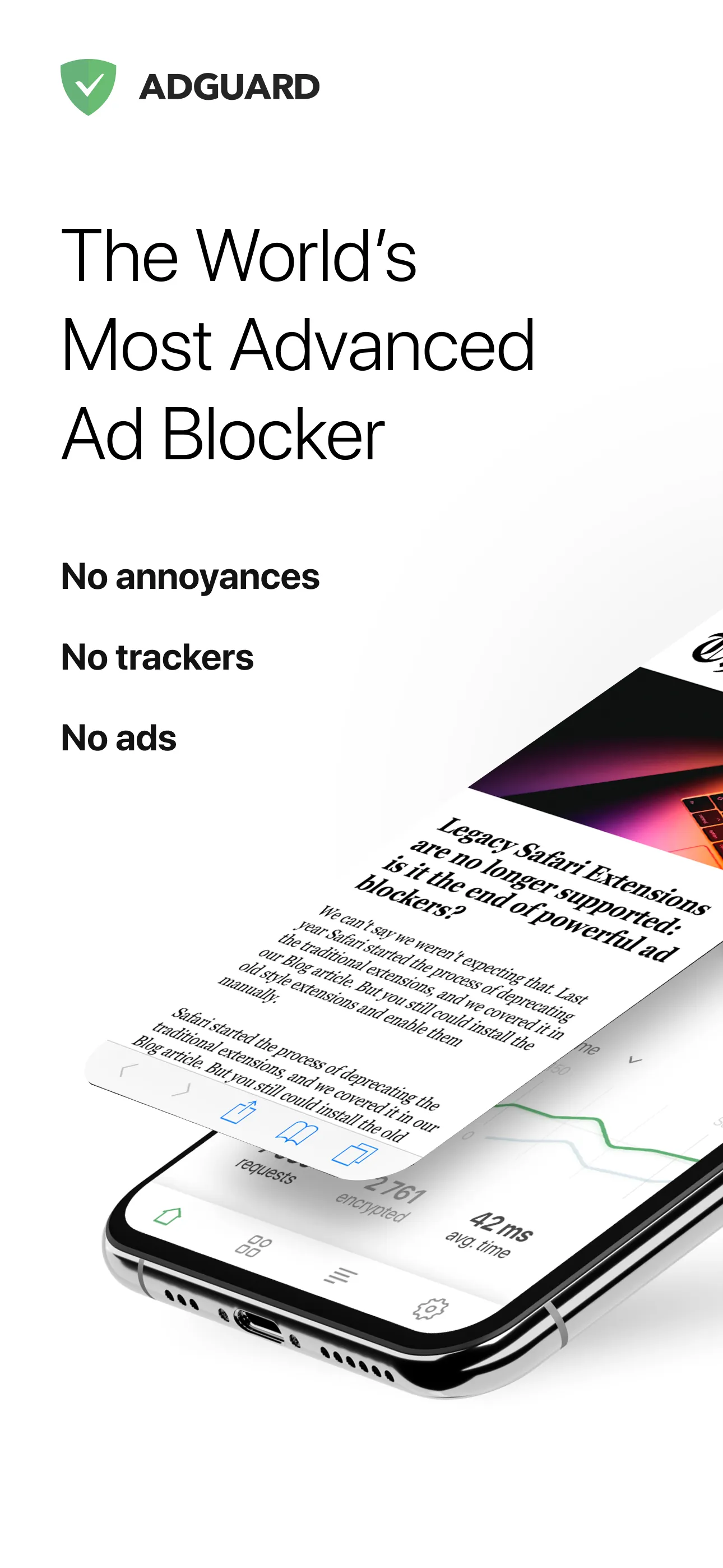 AdGuard Pro — adblock&privacy iphone screenshot 1
