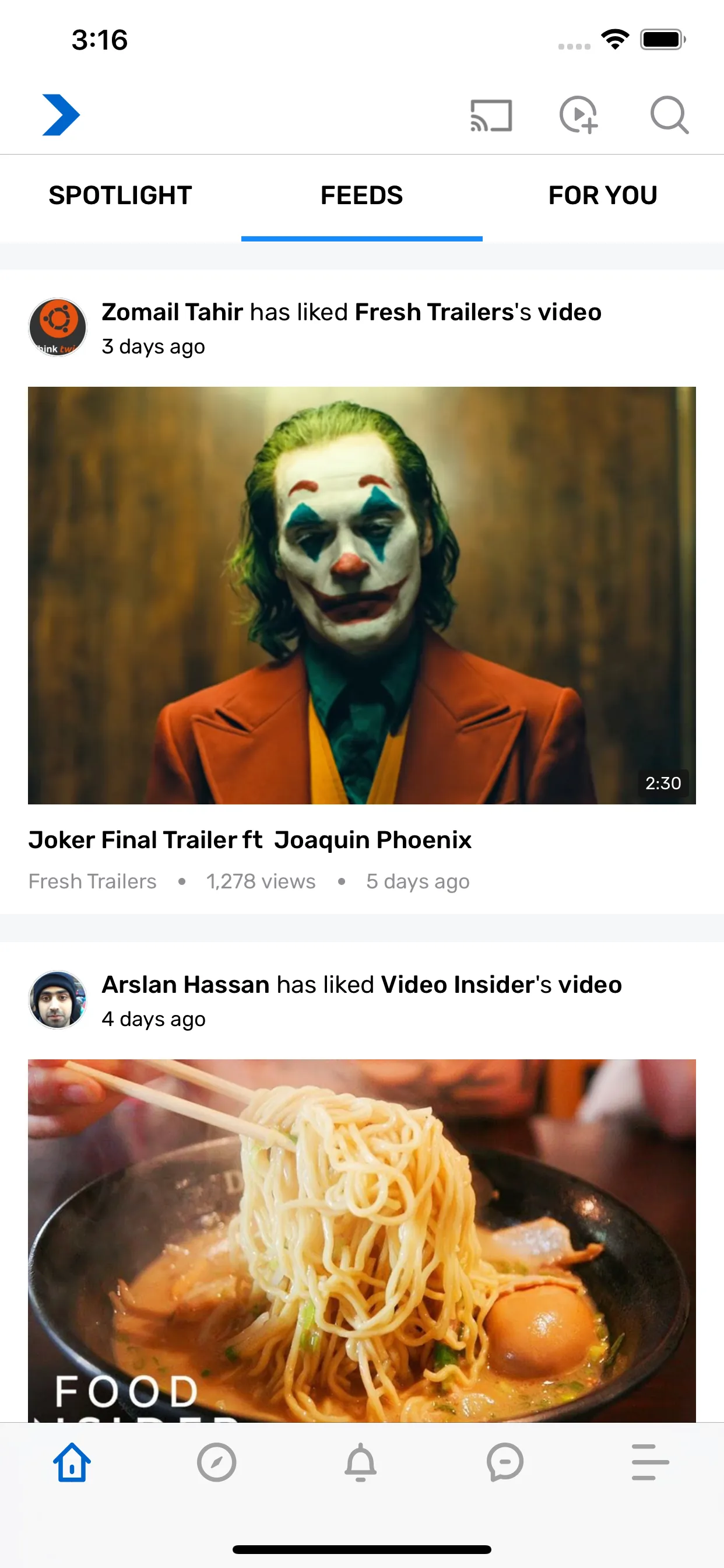 Tune Video iphone screenshot 1