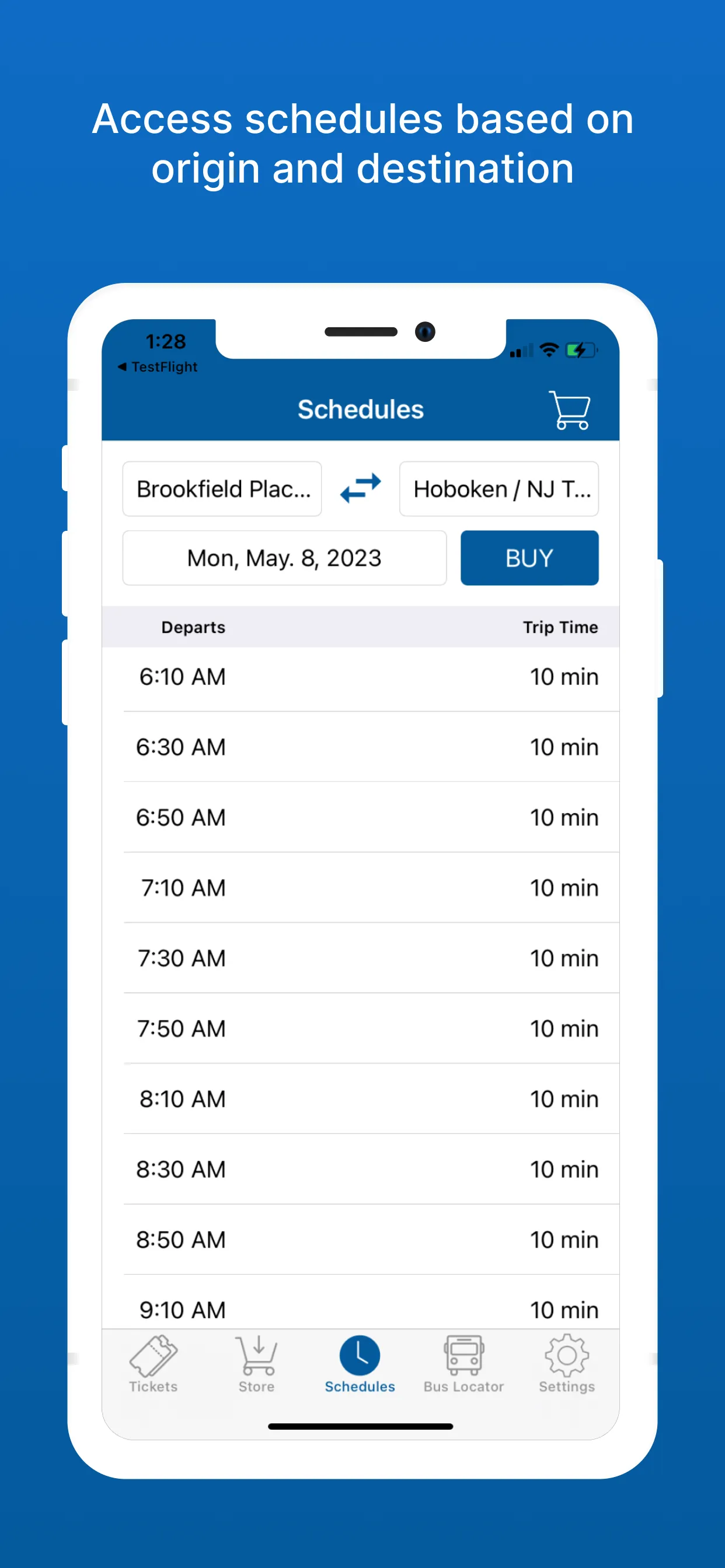 NY Waterway iphone screenshot 7
