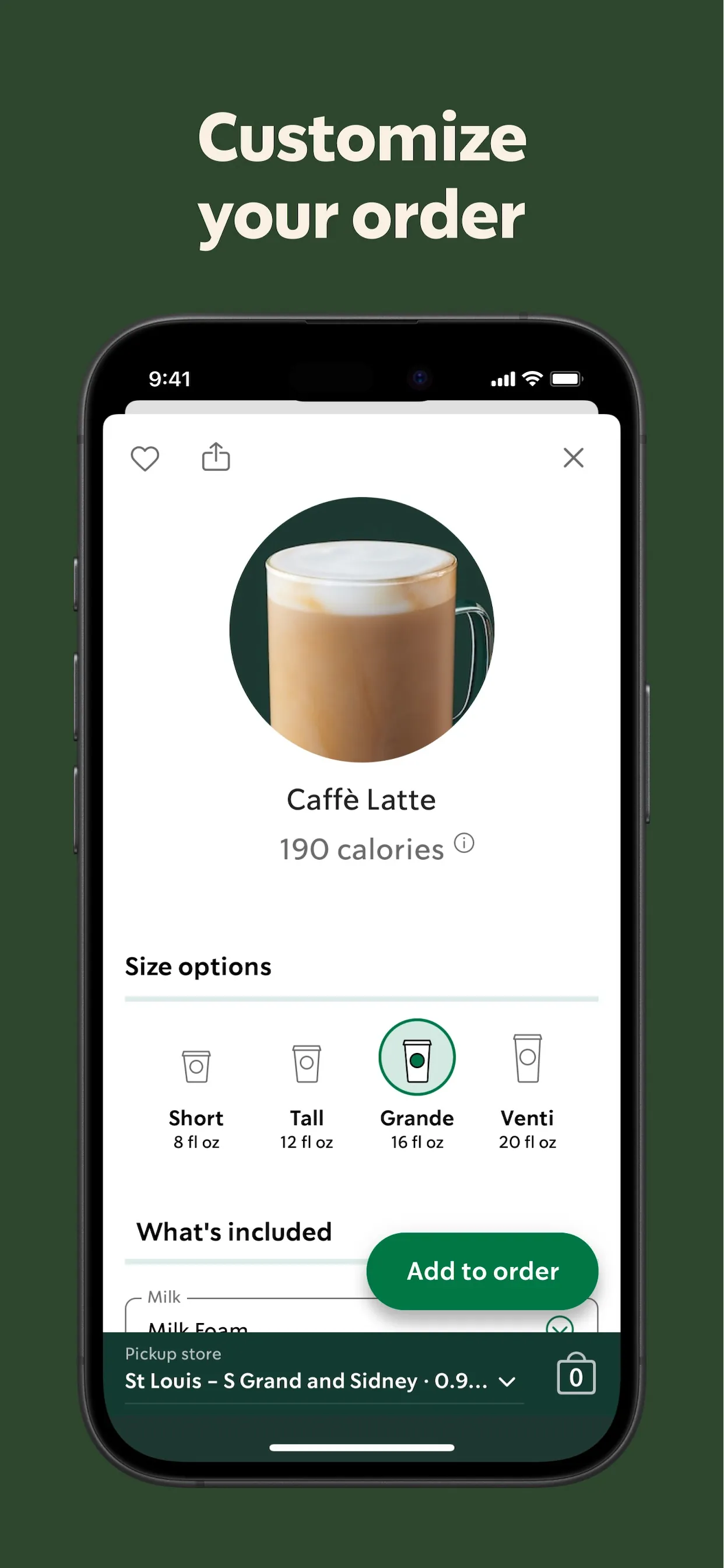 Starbucks iphone screenshot 4