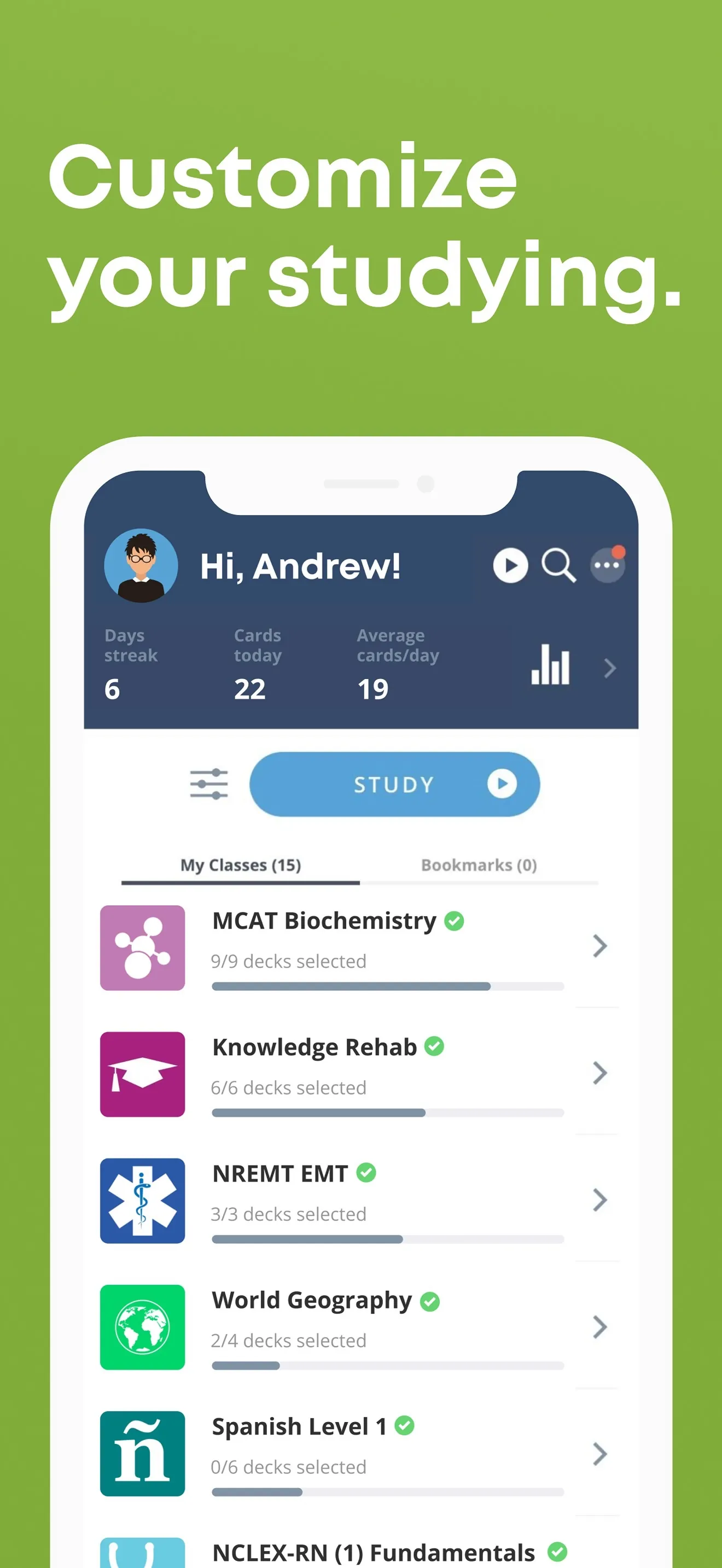 Brainscape - Smart Flashcards iphone screenshot 5