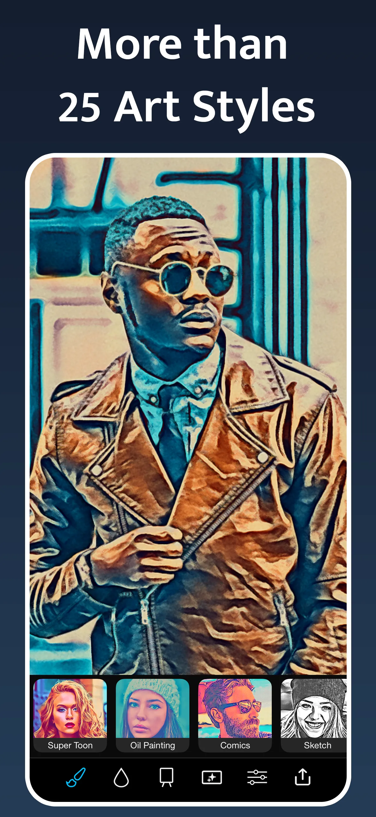 Instant Toon: Cartoon Art Cam iphone screenshot 5