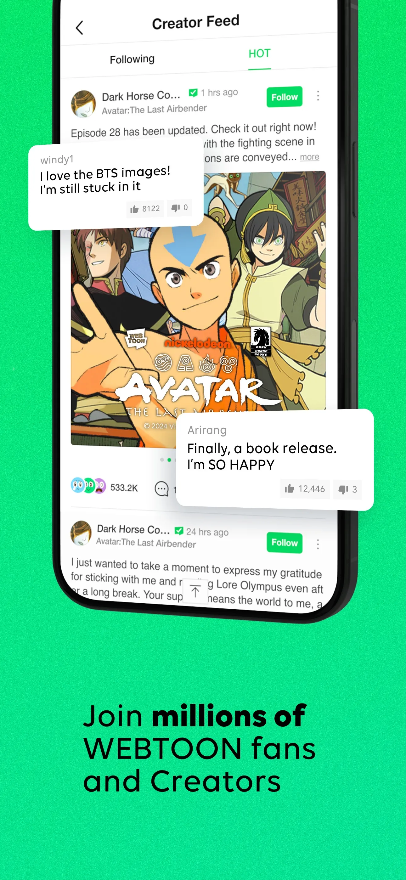 WEBTOON: Manga, Comics, Manhwa iphone screenshot 9