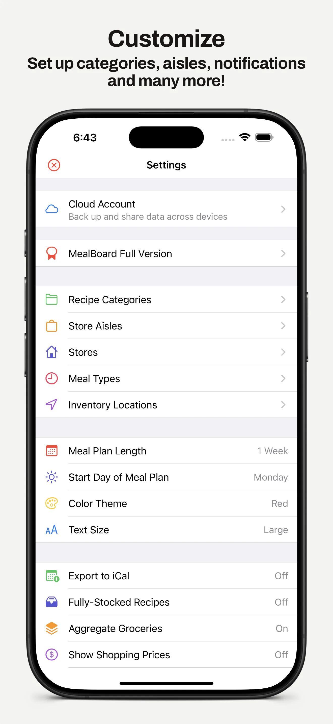 MealBoard - Meal Planner iphone screenshot 7