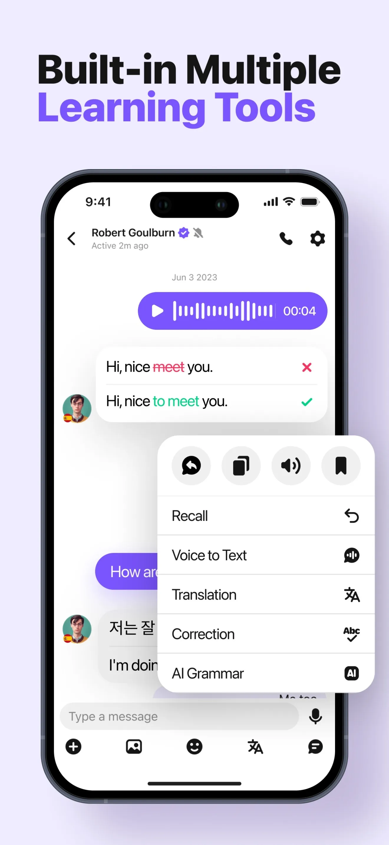 HelloTalk - Language Learning iphone screenshot 3