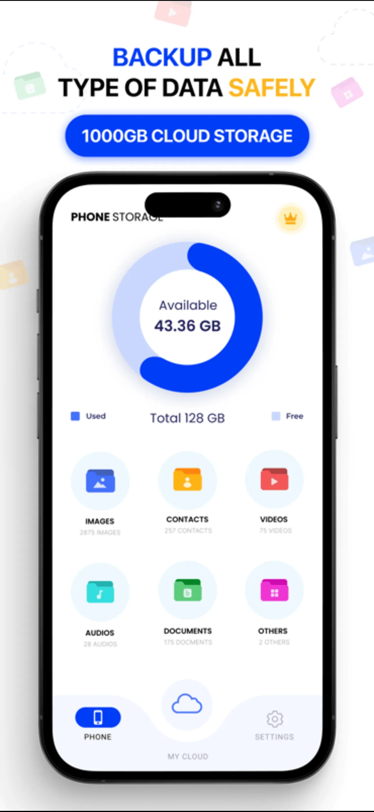 Cloud Storage: Cloud Drive App iphone screenshot 1