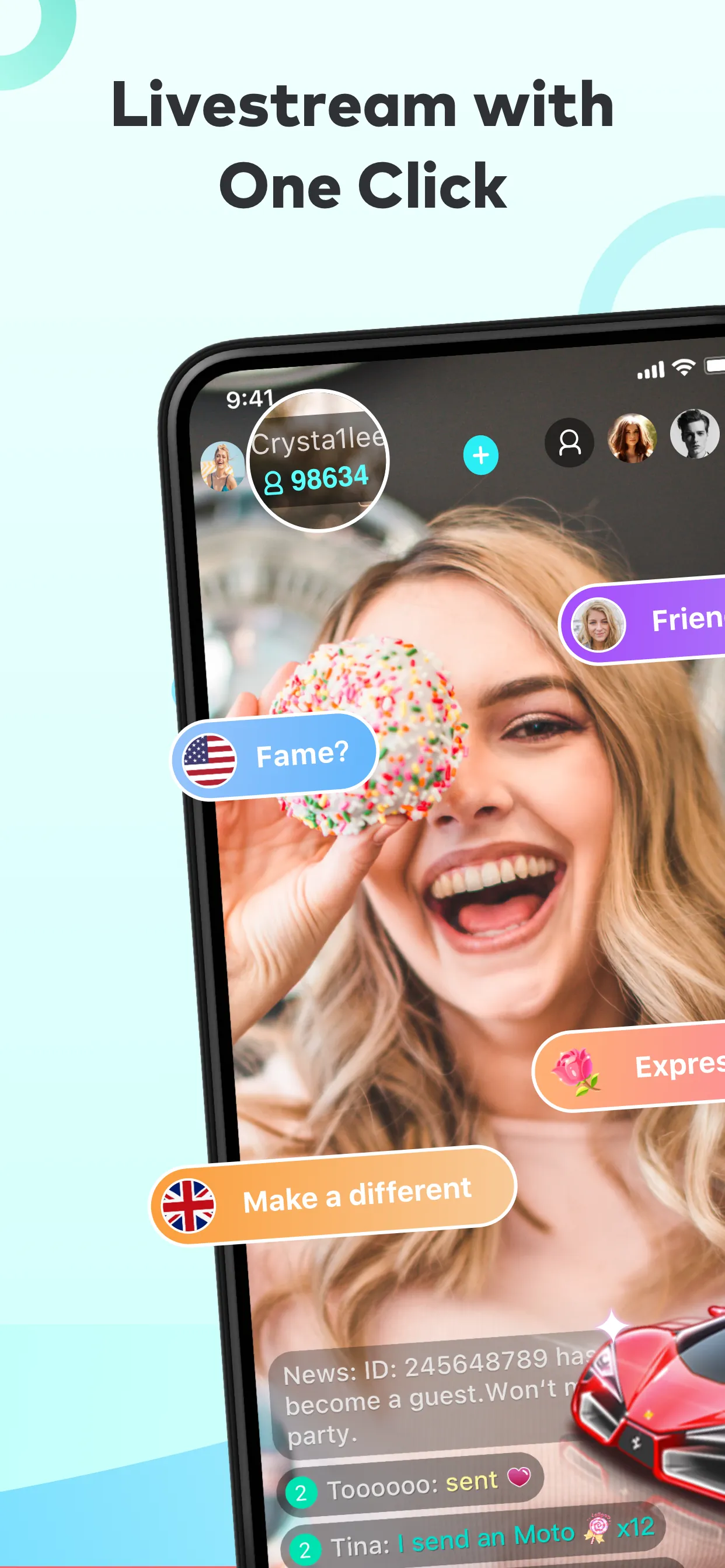 BIGO LIVE-Live Stream, Go Live iphone screenshot 1