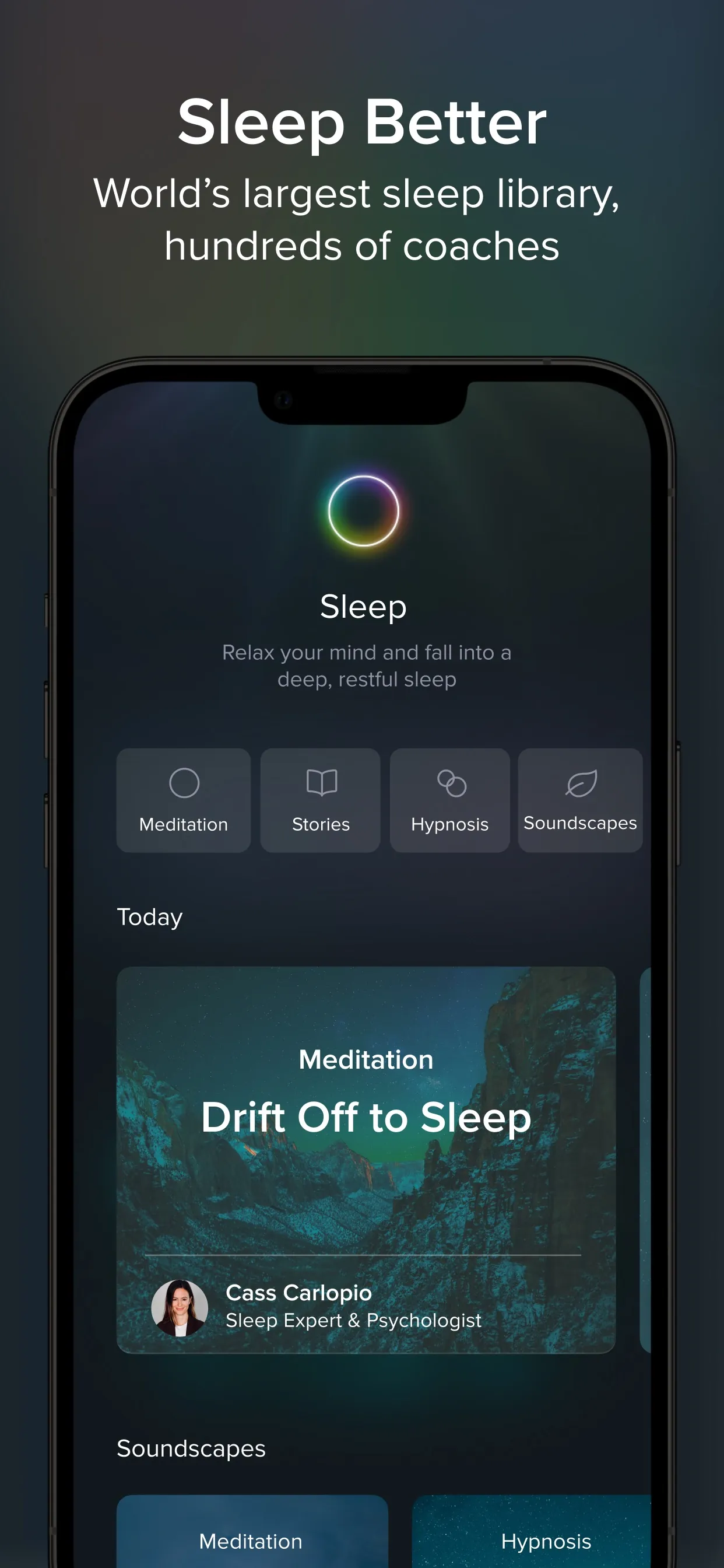 Aura: Meditation & Sleep, CBT iphone screenshot 2