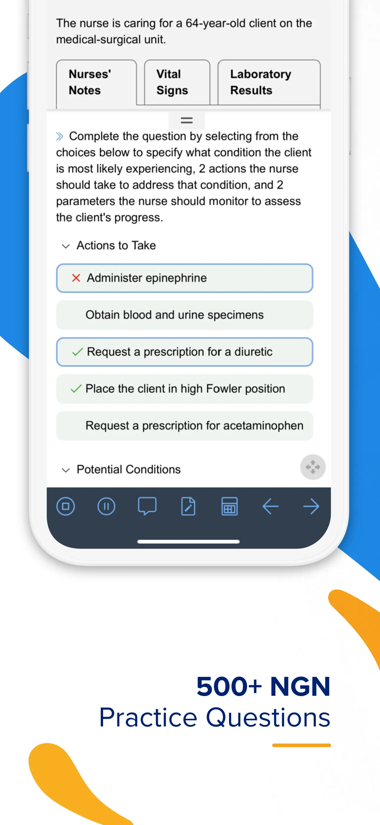 UWorld Nursing iphone screenshot 4