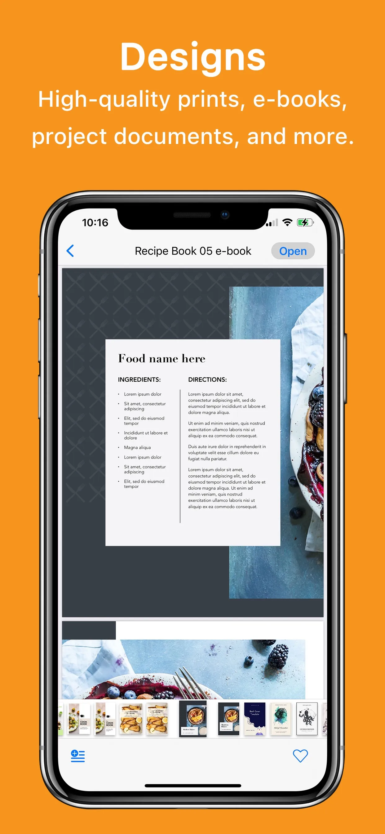 Templates for Pages - DesiGN iphone screenshot 4