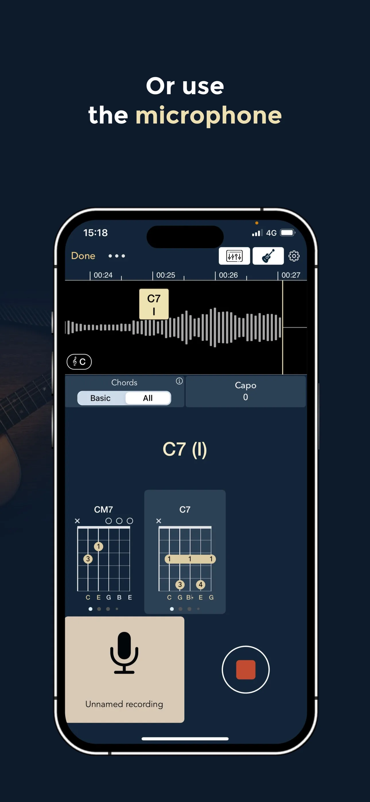 Chord ai - Play any song! iphone screenshot 2
