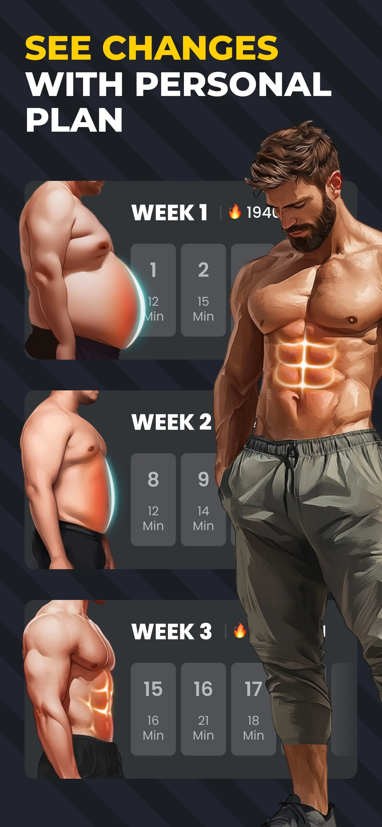 Six Pack in 30 Days - 6 Pack iphone screenshot 3