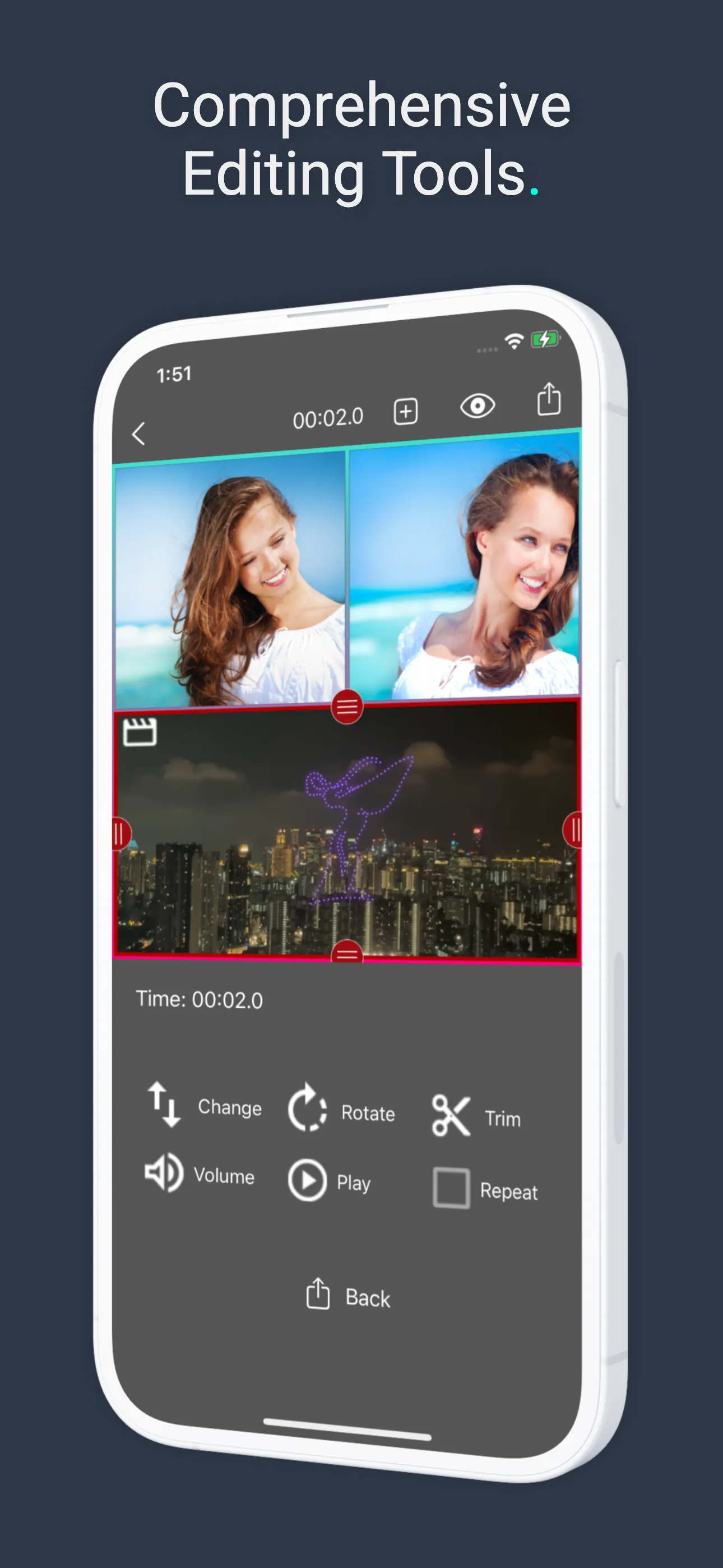 Video Collage : Mix Videos iphone screenshot 5