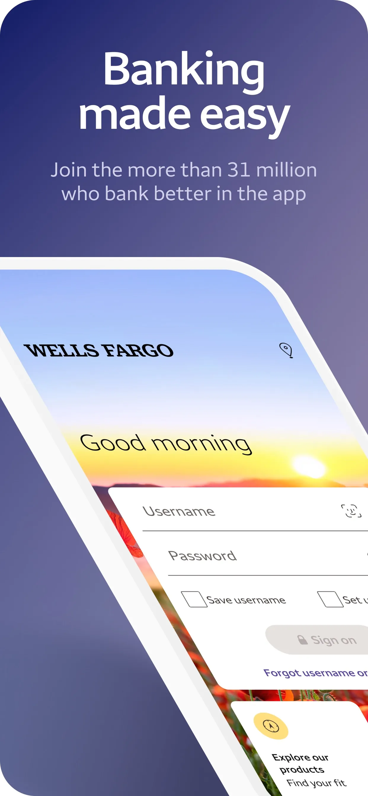 Wells Fargo Mobile® iphone screenshot 1