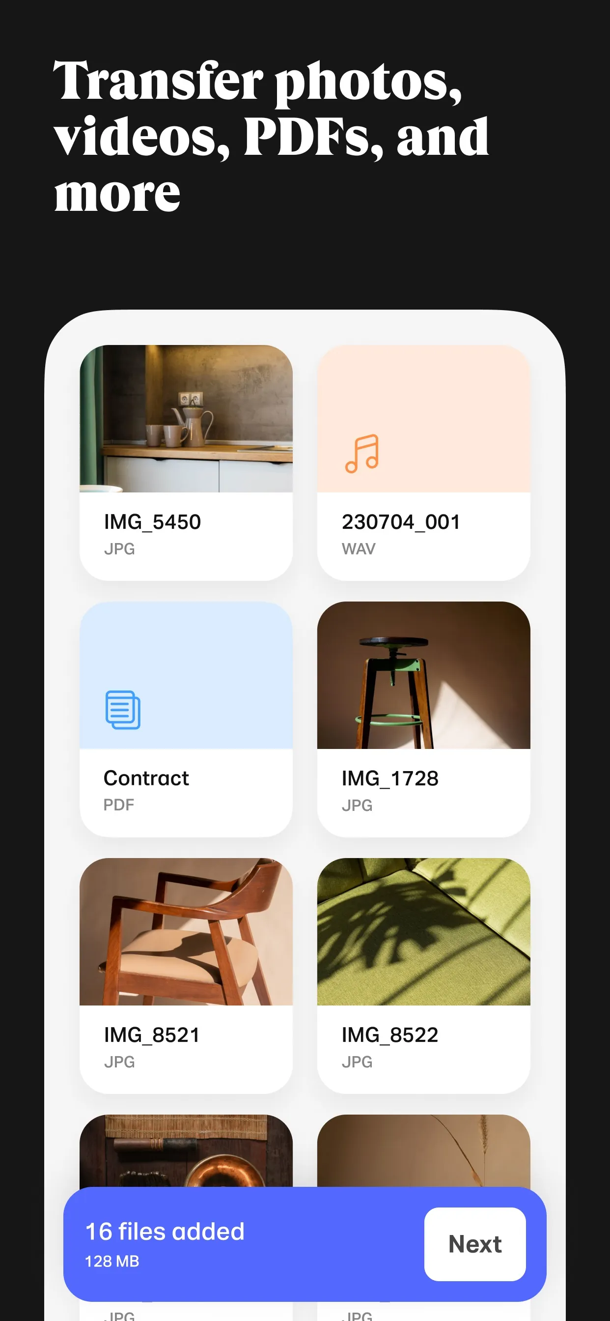 WeTransfer: Transfer Files iphone screenshot 6