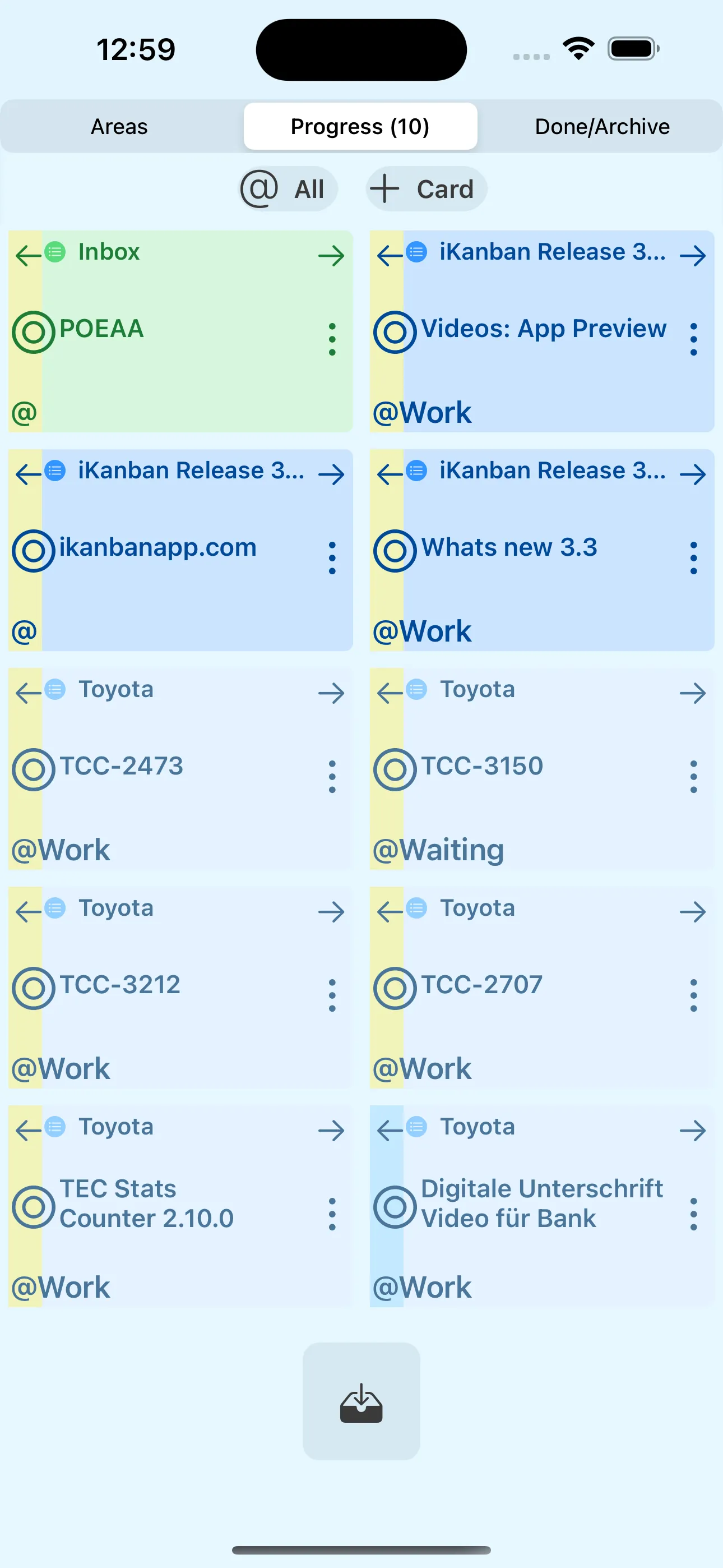 iKanban iphone screenshot 2
