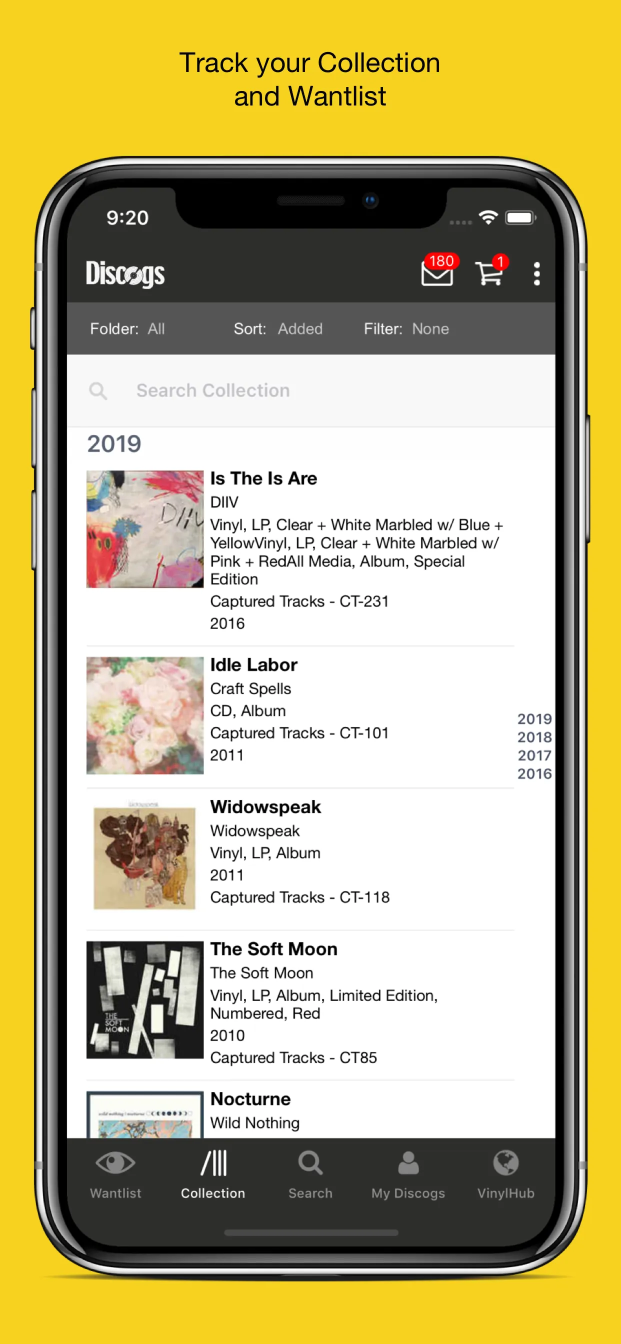 Discogs iphone screenshot 4