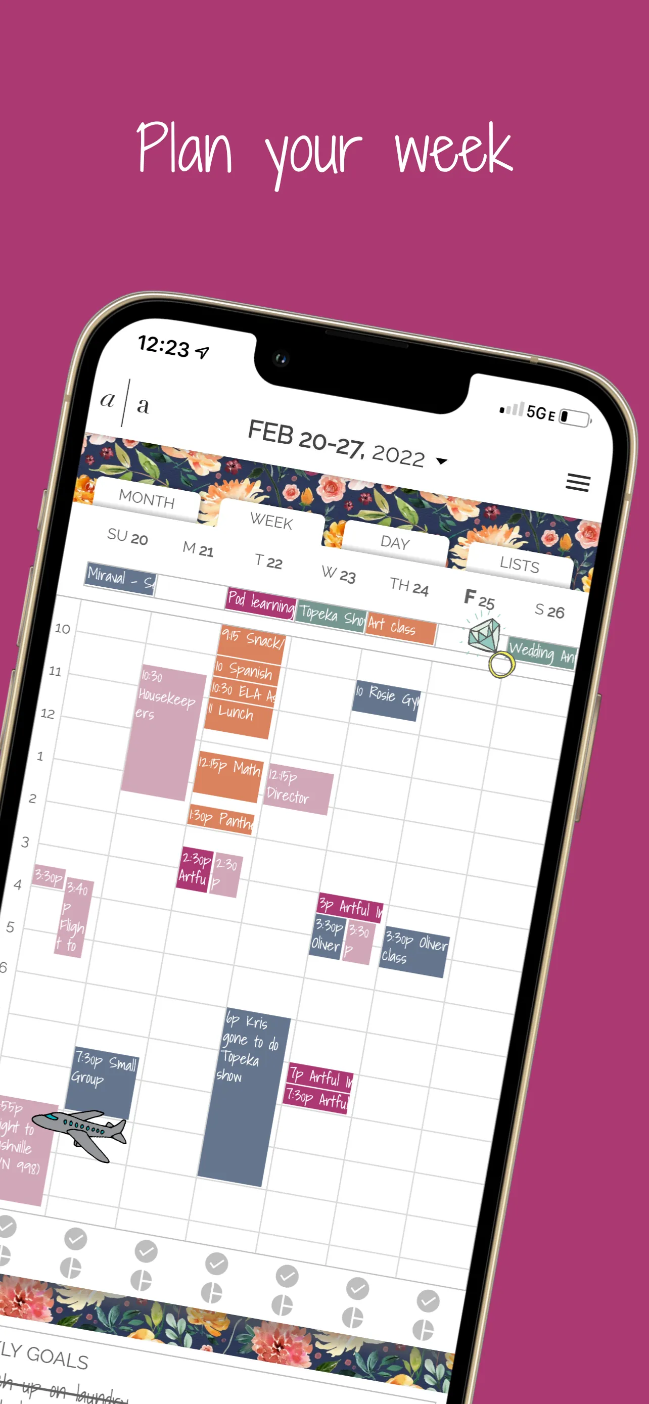 Artful Agenda iphone screenshot 2