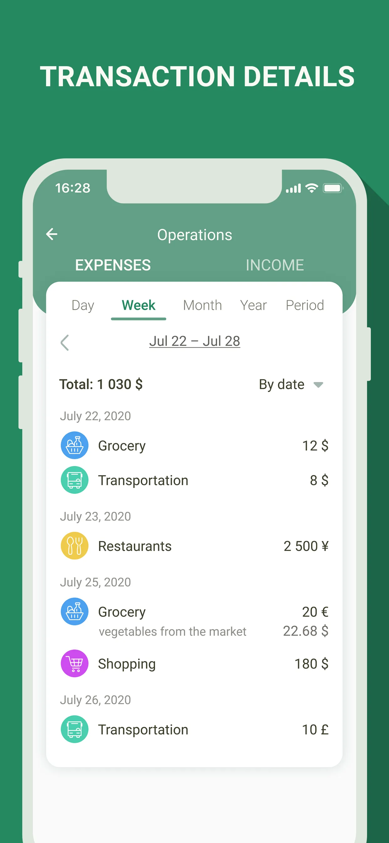 Money manager, expense tracker iphone screenshot 3