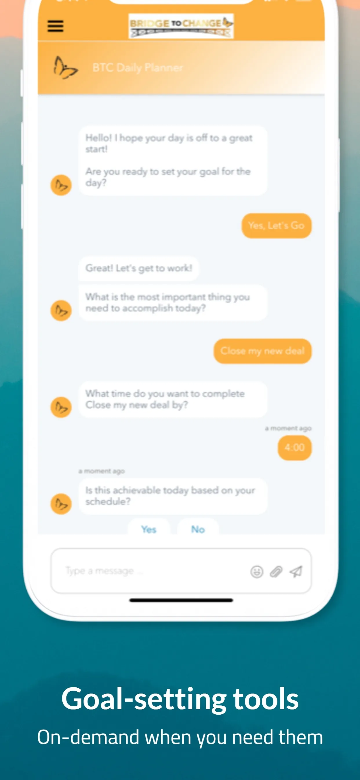Bridge To Change - Life Coach iphone screenshot 4