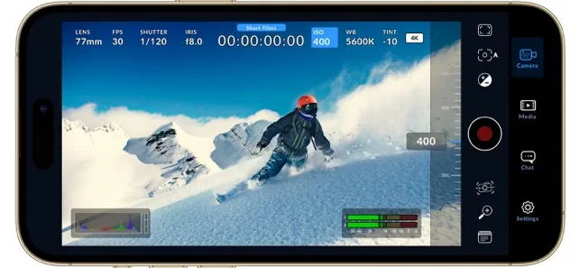 Blackmagic Camera iphone screenshot 2