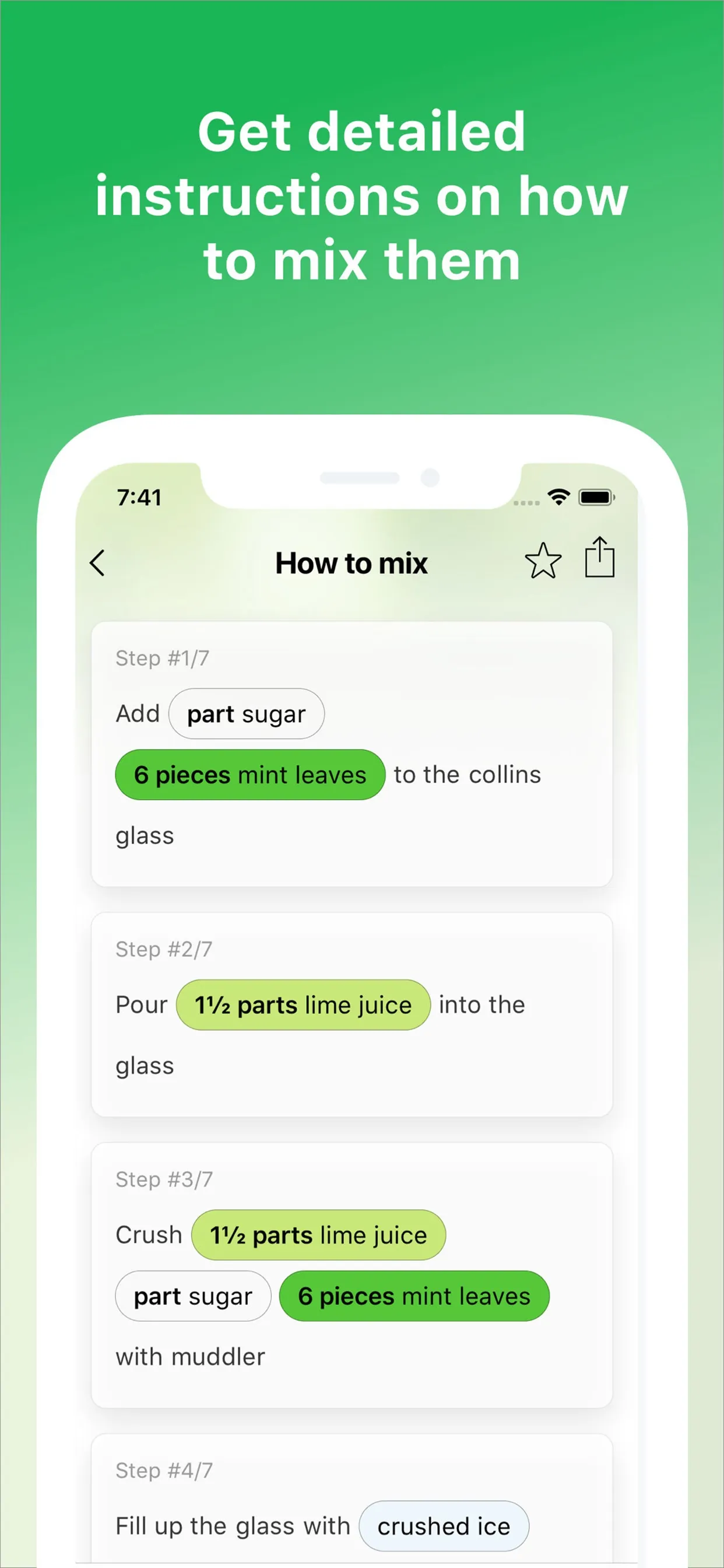 Cocktail Flow - Drink Recipes iphone screenshot 2