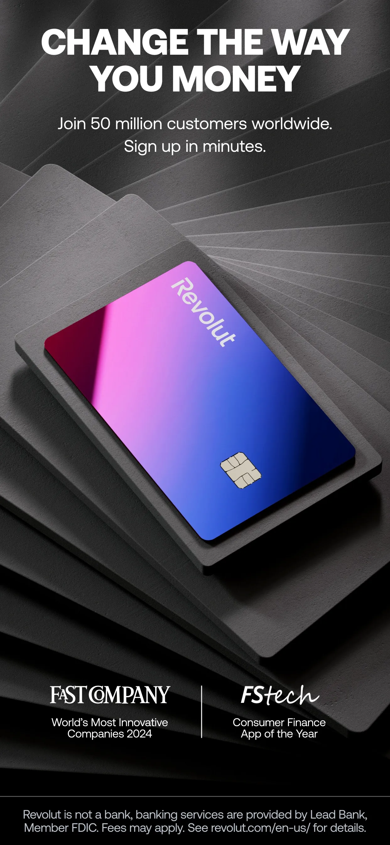 Revolut: Send, spend and save iphone screenshot 1