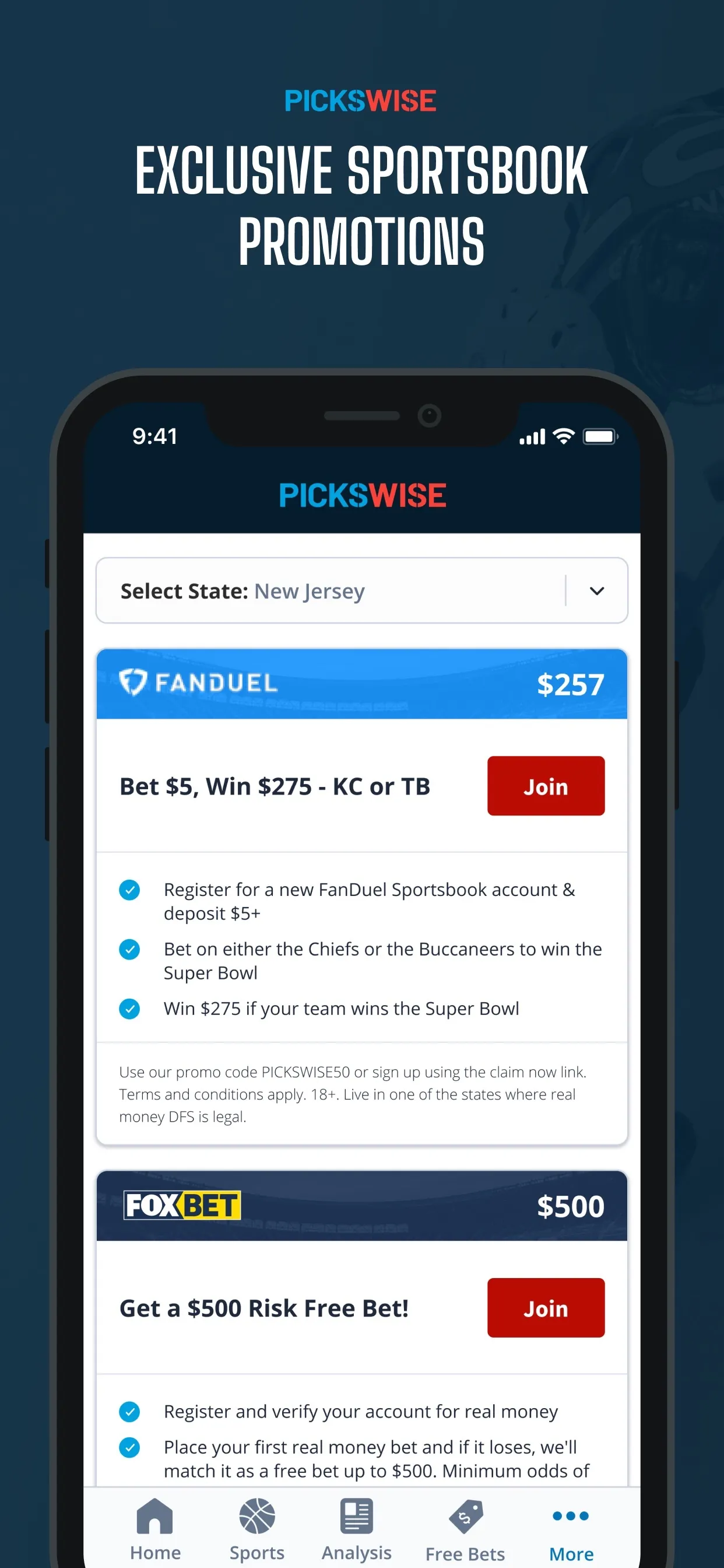 Pickswise Sports Betting iphone screenshot 10