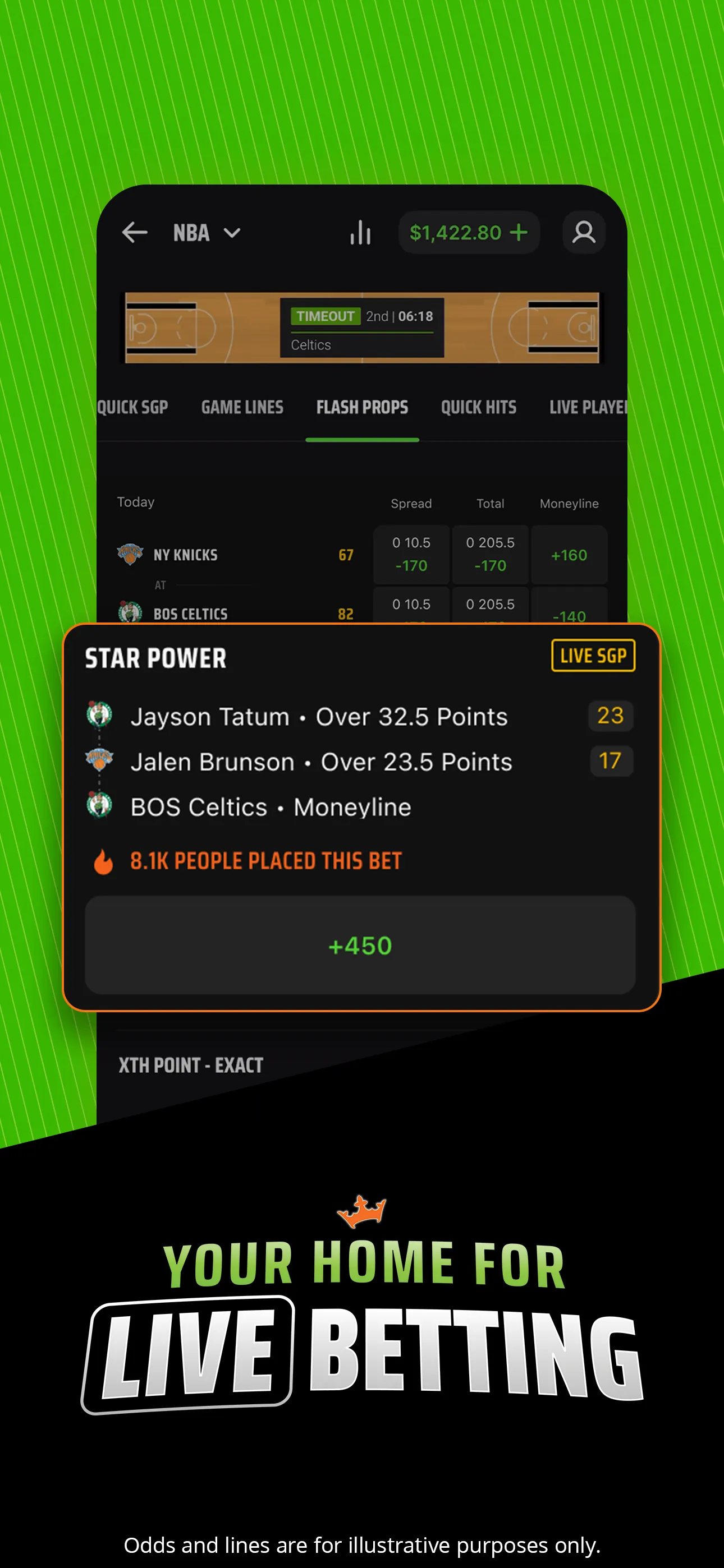 DraftKings Sportsbook & Casino iphone screenshot 3