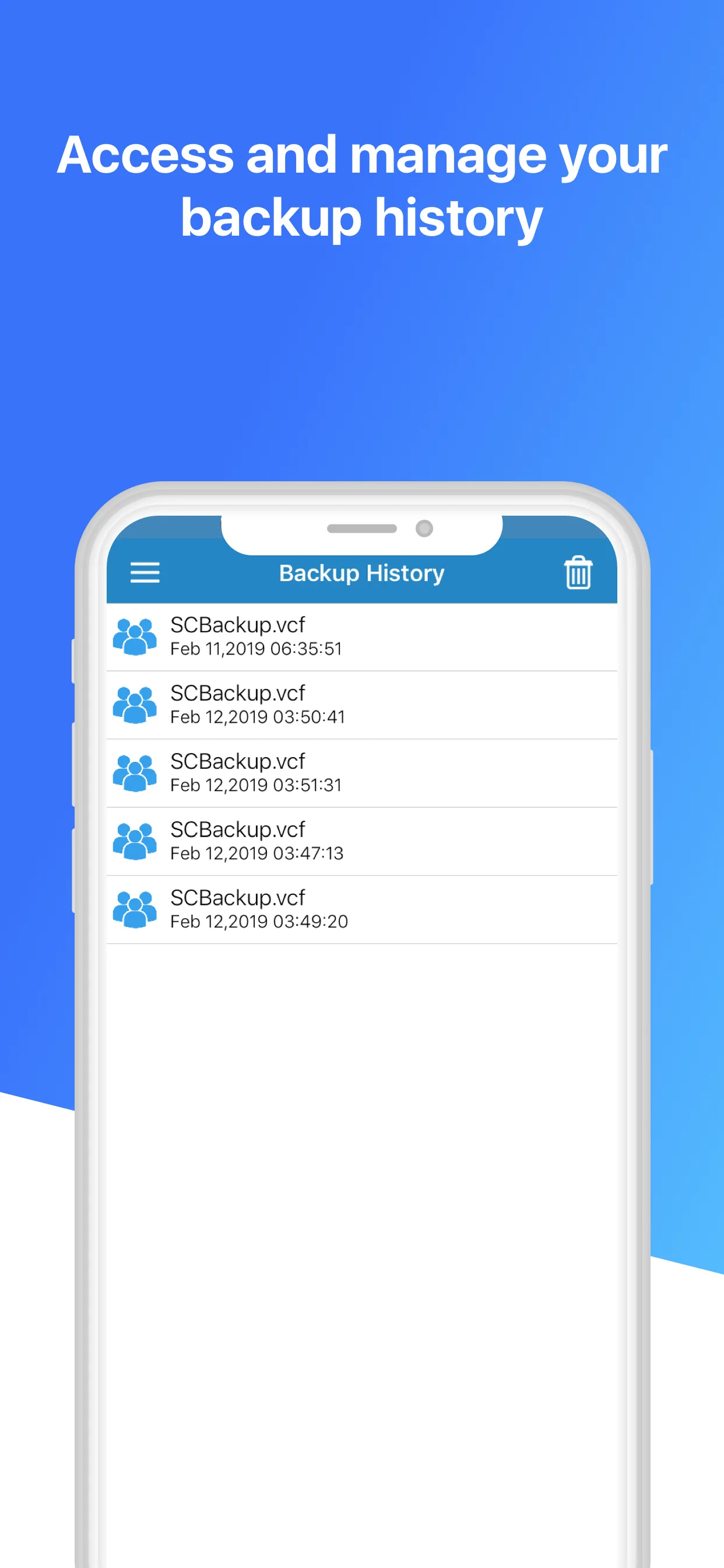 Contacts Backup Pro & Restore iphone screenshot 7