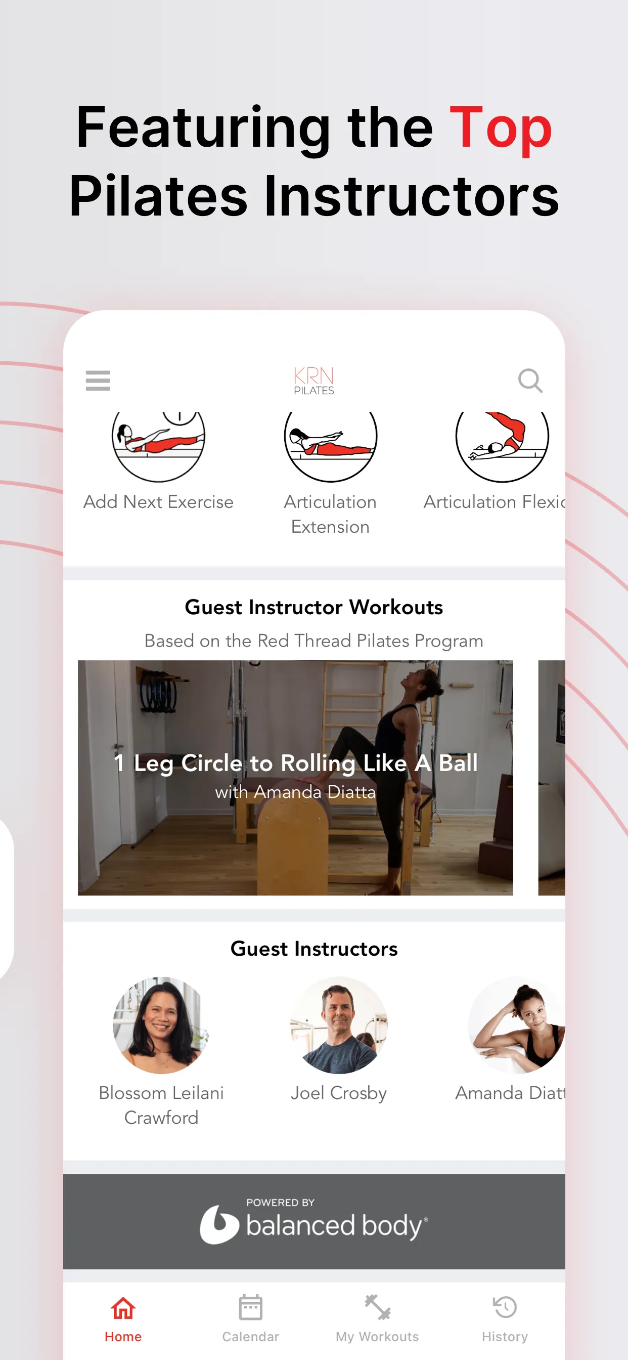 KRN Pilates: Train & Workout iphone screenshot 3