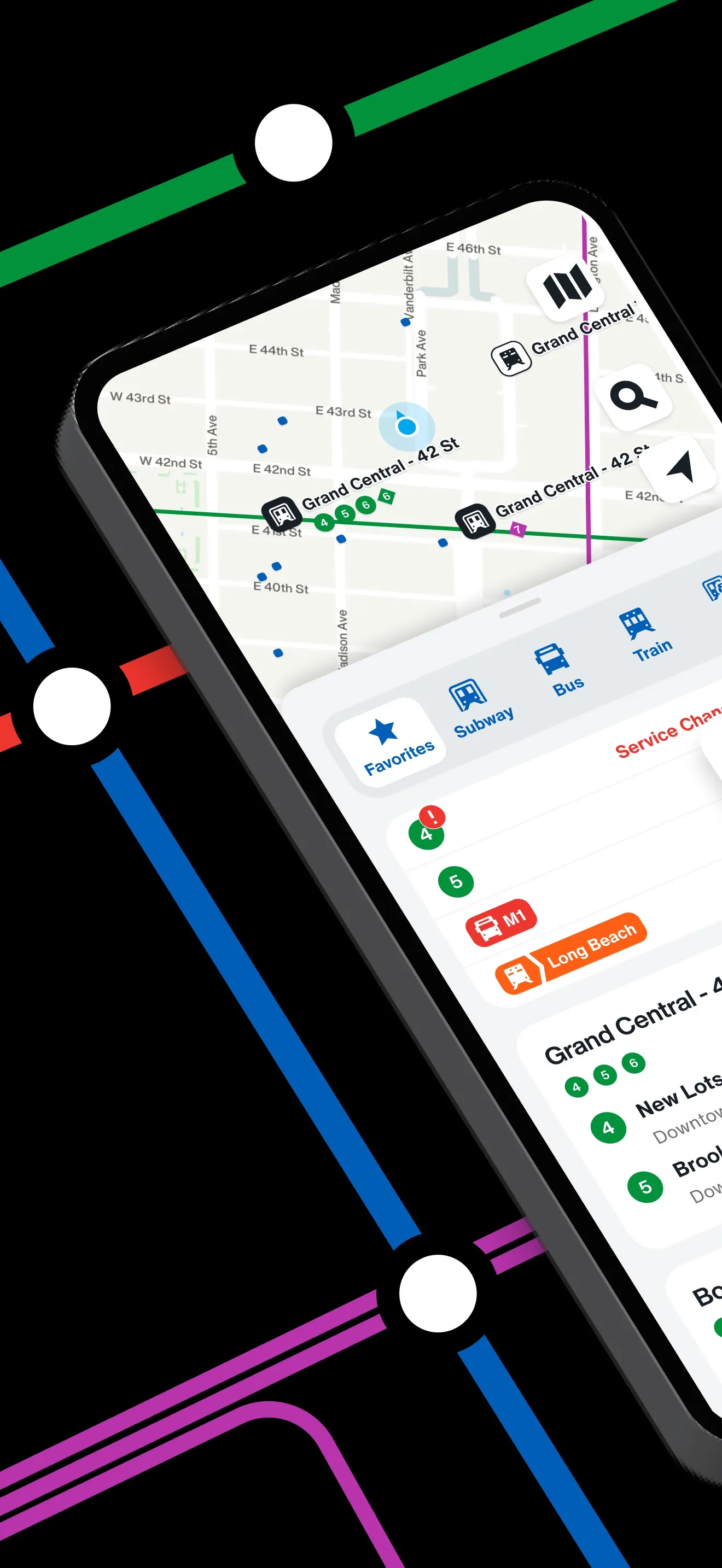 The Official MTA App iphone screenshot 1