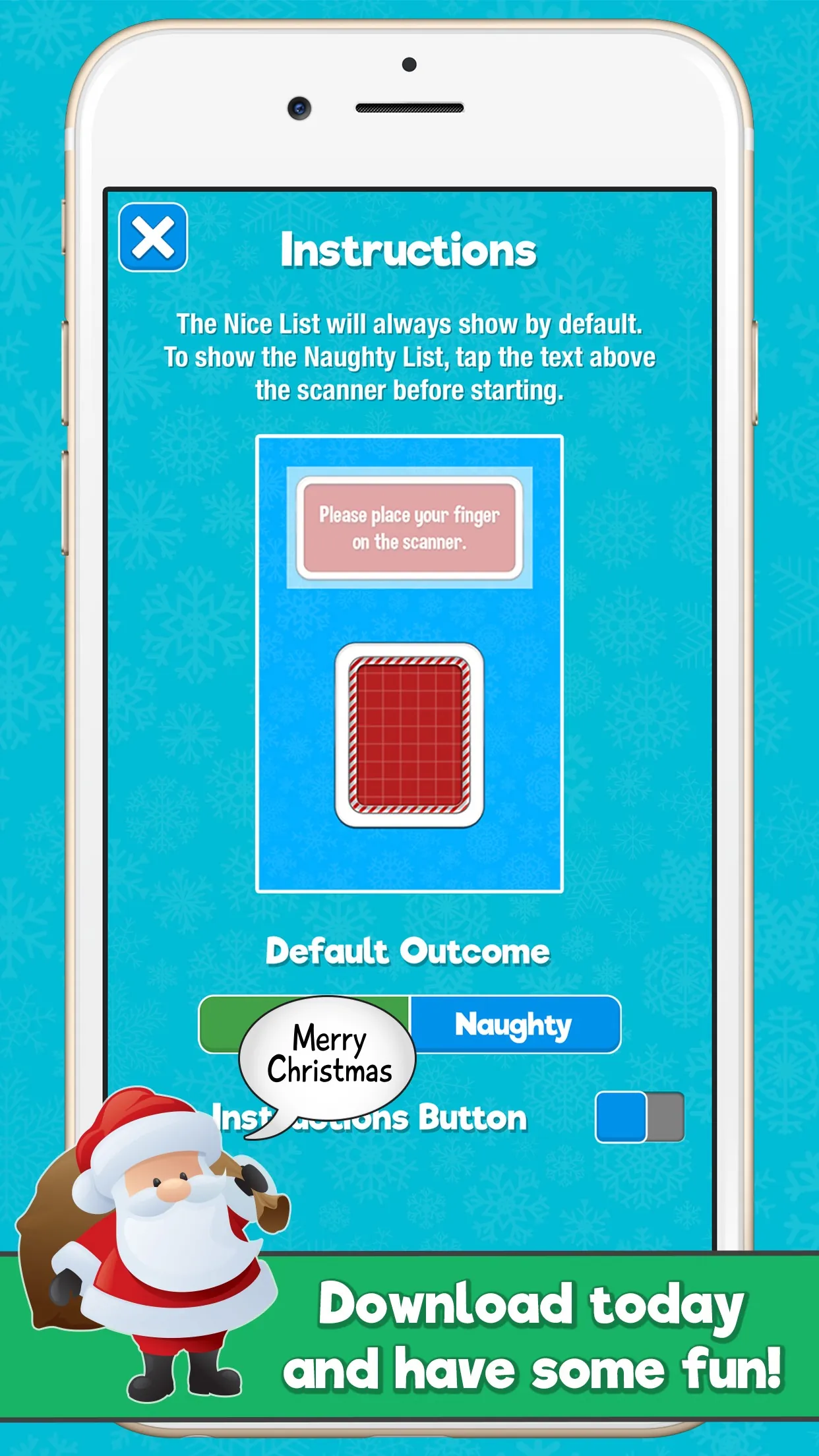 Santa's Naughty or Nice List iphone screenshot 5