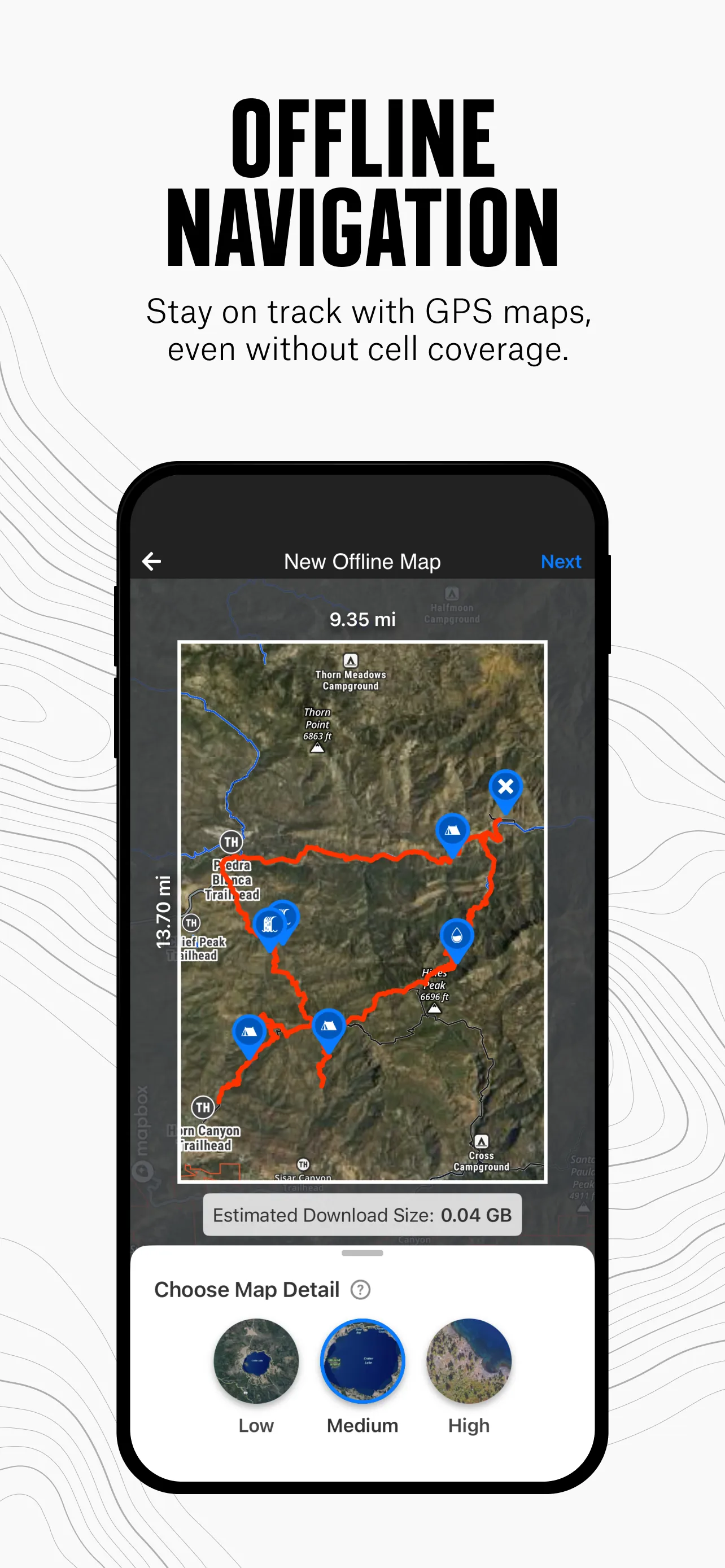 onX Backcountry: Trail GPS App iphone screenshot 6