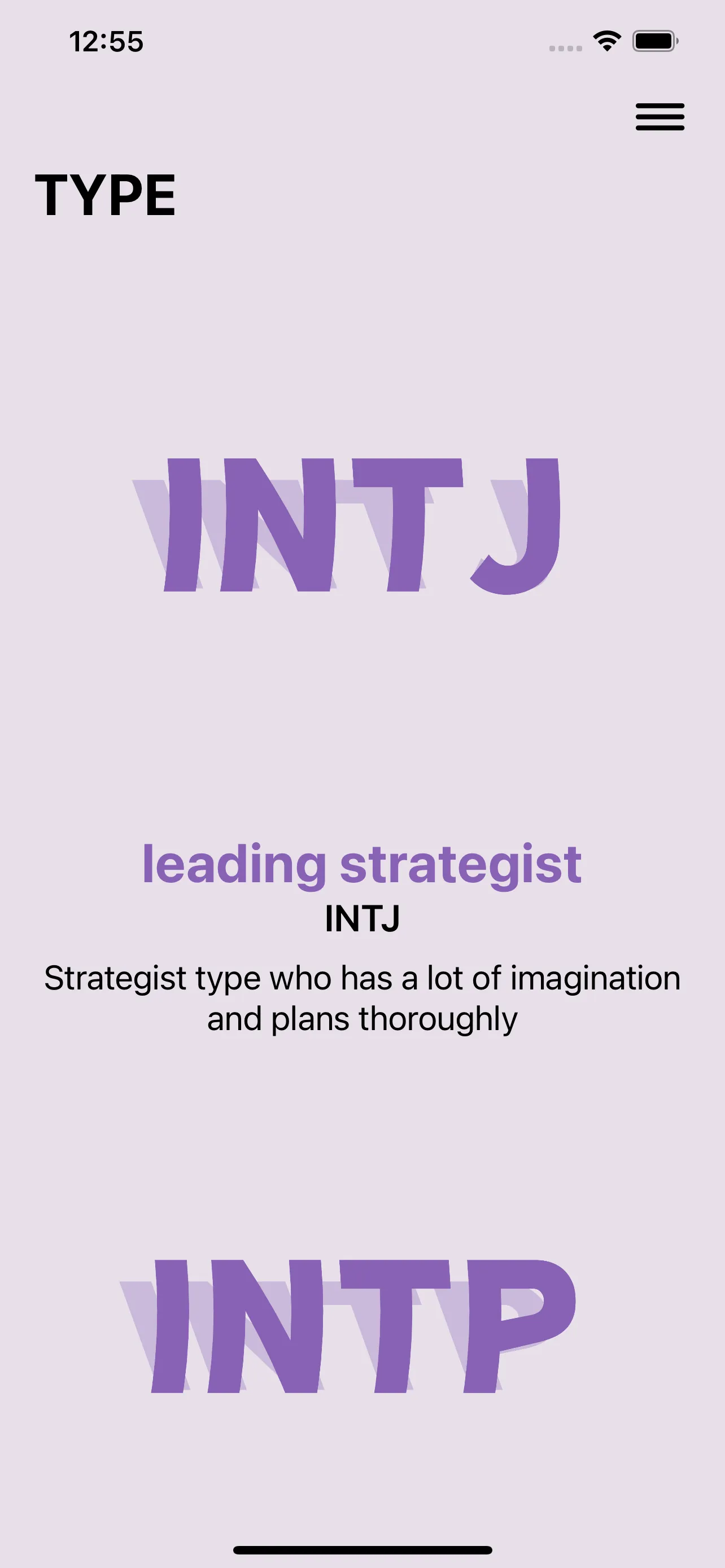 16 Personalities Test iphone screenshot 6