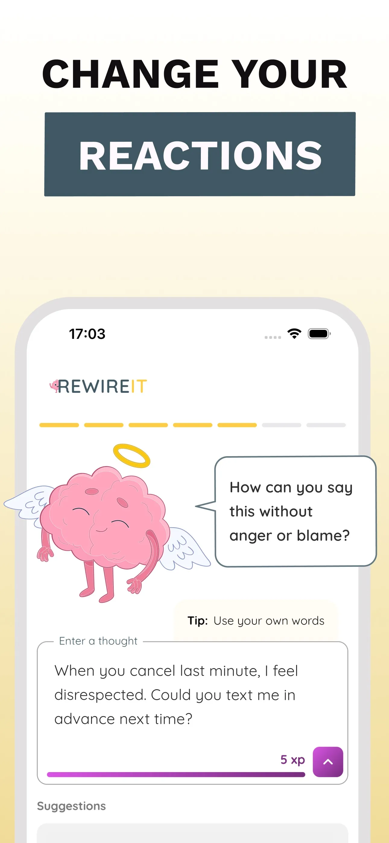 Rewire: CBT & DBT for emotions iphone screenshot 4