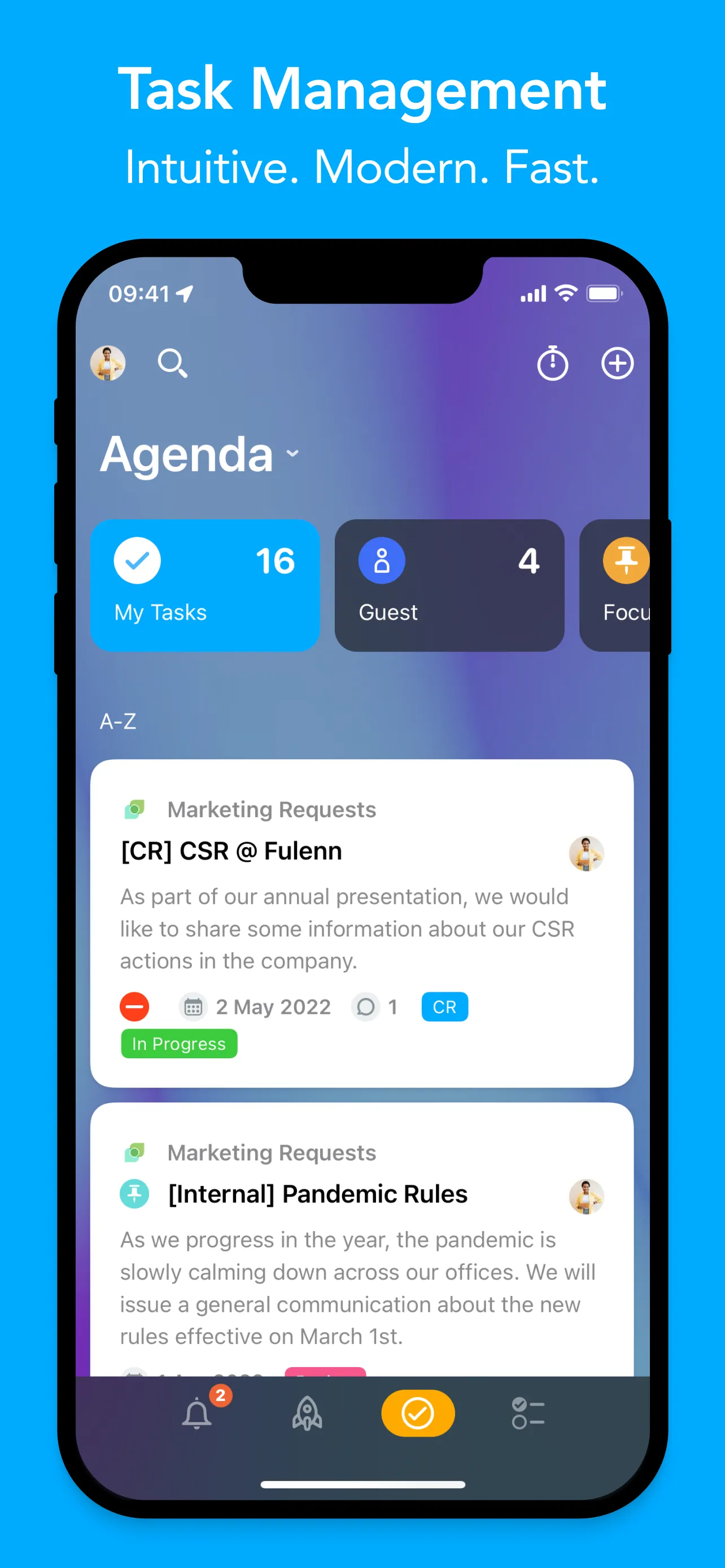 MeisterTask - Task Management iphone screenshot 2
