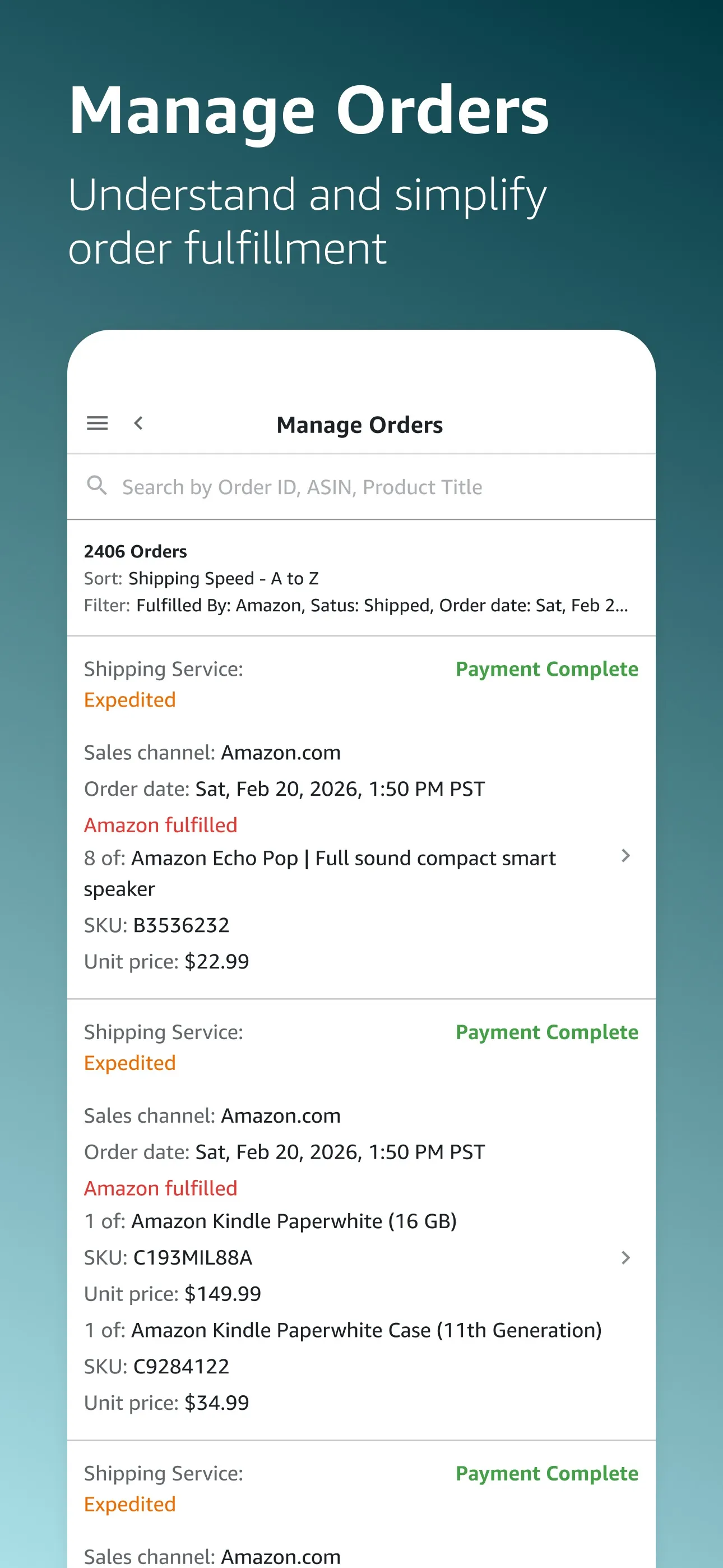 Amazon Seller iphone screenshot 6