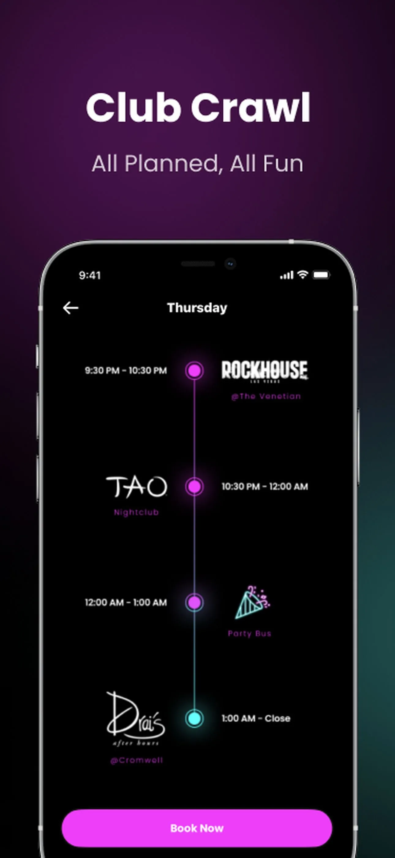 Initiate NightLife iphone screenshot 4