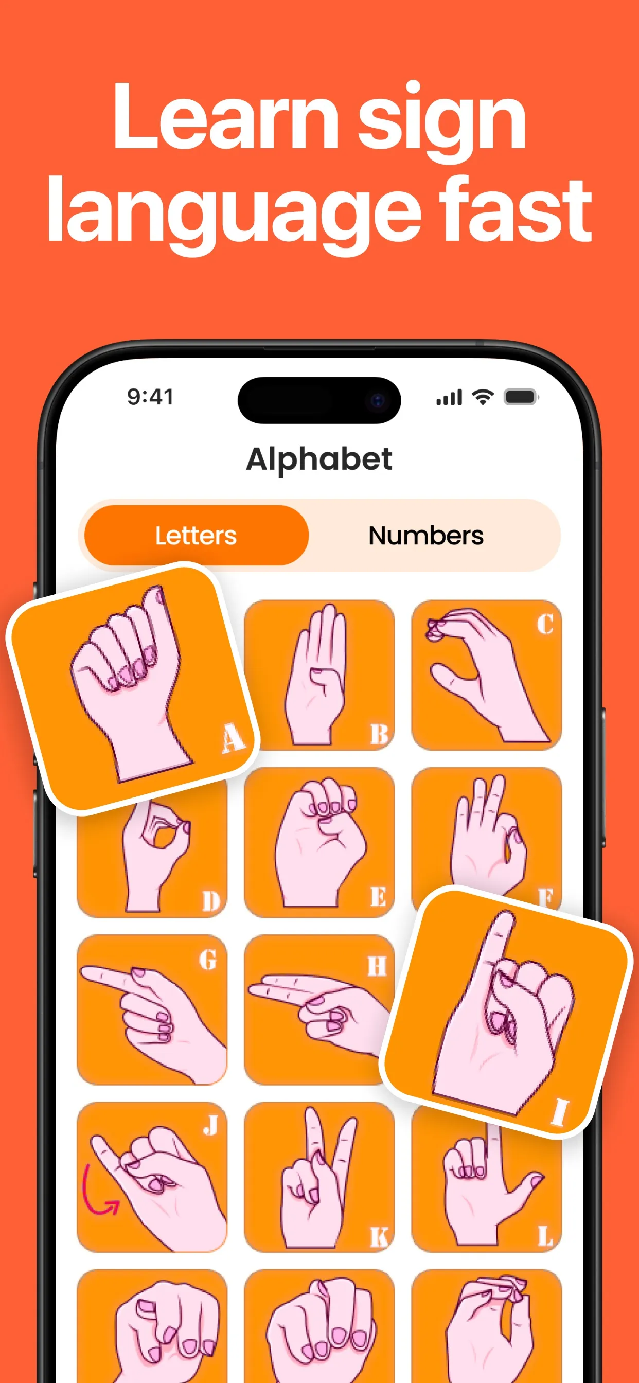 ASL Sign Language Learningㅤ iphone screenshot 1